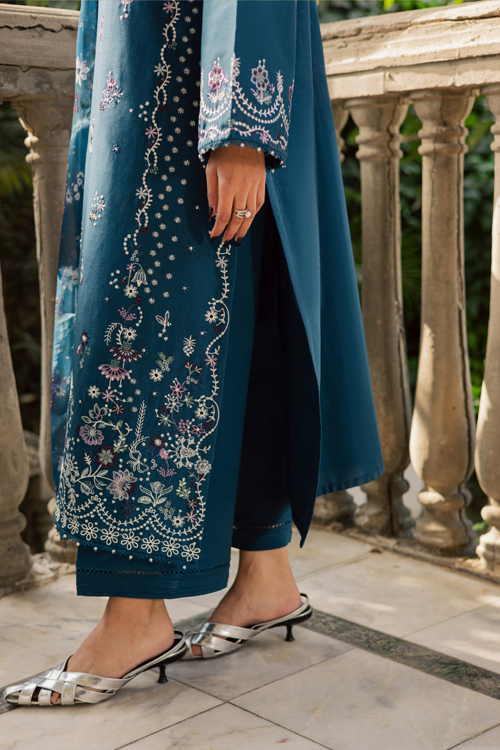  Moroccon 3Pc - Embroidered Khaddar Dress BATIK WINTER PRET 2025  BATIK   XS / Moroccon Blue / Khaddar-S / Moroccon Blue / Khaddar-M / Moroccon Blue / Khaddar-L / Moroccon Blue / Khaddar-XL / Moroccon Blue / Khaddar