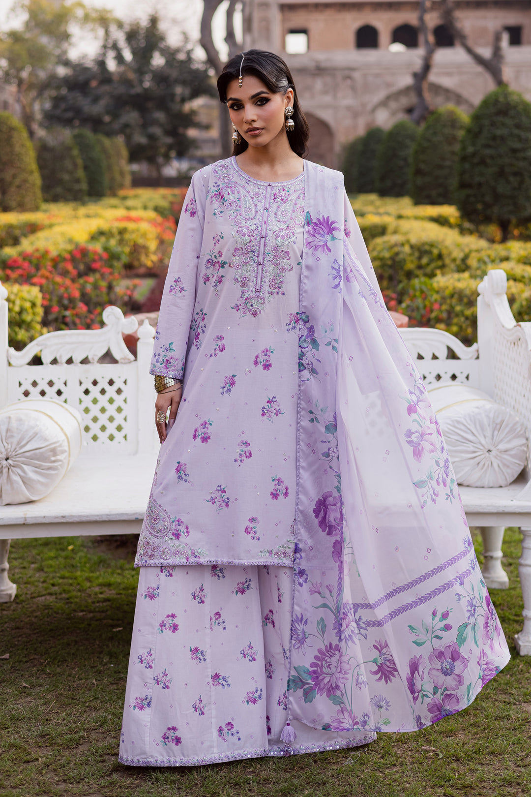  Morticia Lilac 3Pc - Festive Eid Prints BATIKEID2026  BATIK   XS / Lilac / Lawn-S / Lilac / Lawn-M / Lilac / Lawn-L / Lilac / Lawn-XL / Lilac / Lawn