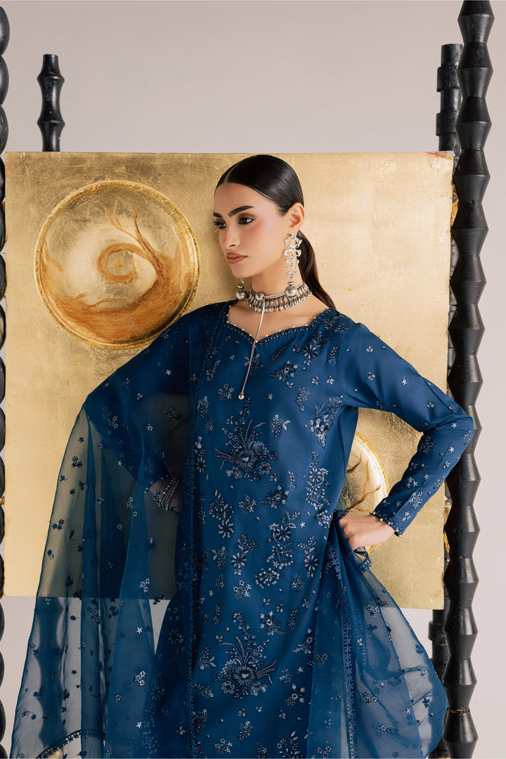  Naba 3Pc - Festive Eid Pret BATIKSS26  BATIK   XS / Ocean Blue / Pima Lawn-S / Ocean Blue / Pima Lawn-M / Ocean Blue / Pima Lawn-L / Ocean Blue / Pima Lawn-XL / Ocean Blue / Pima Lawn