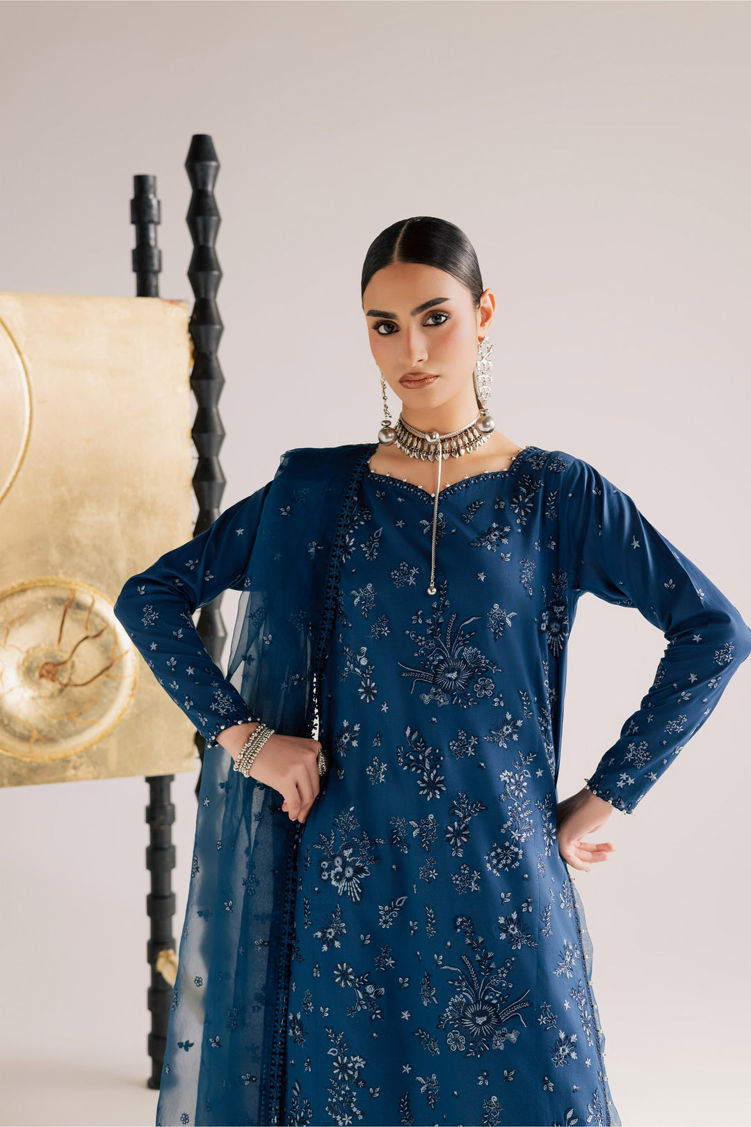  Naba 3Pc - Festive Eid Pret BATIKSS26  BATIK   XS / Ocean Blue / Pima Lawn-S / Ocean Blue / Pima Lawn-M / Ocean Blue / Pima Lawn-L / Ocean Blue / Pima Lawn-XL / Ocean Blue / Pima Lawn