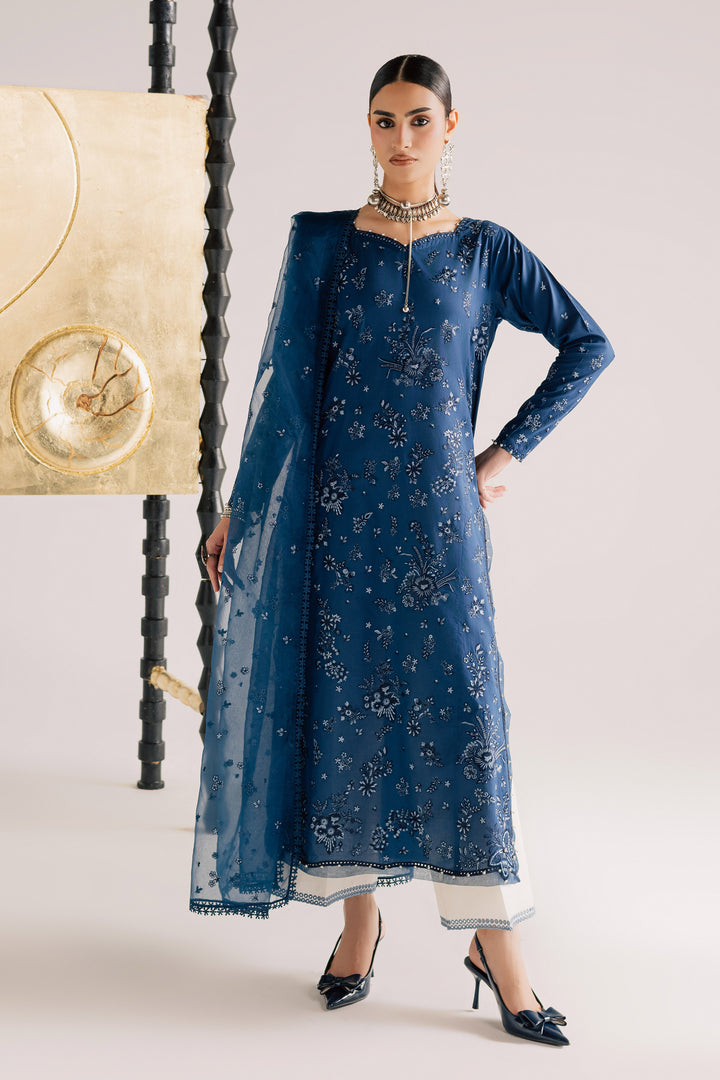  Naba 3Pc - Festive Eid Pret BATIKSS26  BATIK   XS / Ocean Blue / Pima Lawn-S / Ocean Blue / Pima Lawn-M / Ocean Blue / Pima Lawn-L / Ocean Blue / Pima Lawn-XL / Ocean Blue / Pima Lawn