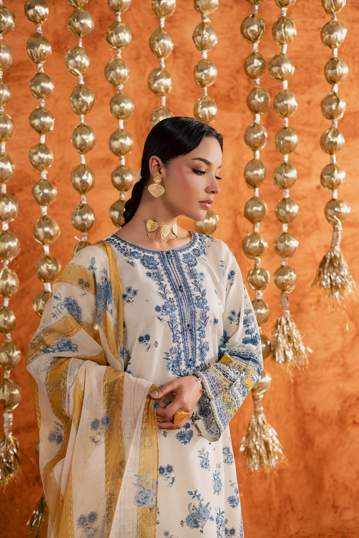  Nariman 3Pc - Printed Lawn Dress BATIKEID2026  BATIK   XS / Off White / Lawn-S / Off White / Lawn-M / Off White / Lawn-L / Off White / Lawn-XL / Off White / Lawn
