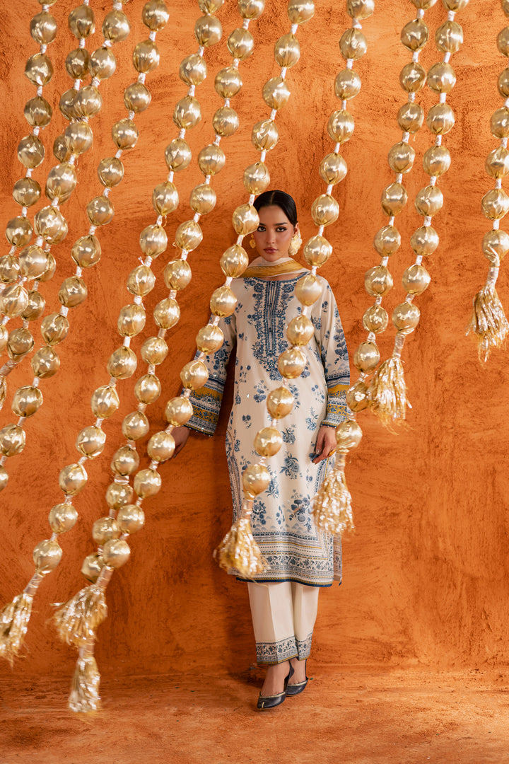  Nariman 3Pc - Printed Lawn Dress BATIKEID2026  BATIK   XS / Off White / Lawn-S / Off White / Lawn-M / Off White / Lawn-L / Off White / Lawn-XL / Off White / Lawn