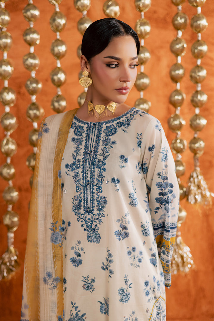  Nariman 3Pc - Printed Lawn Dress BATIKEID2026  BATIK   XS / Off White / Lawn-S / Off White / Lawn-M / Off White / Lawn-L / Off White / Lawn-XL / Off White / Lawn