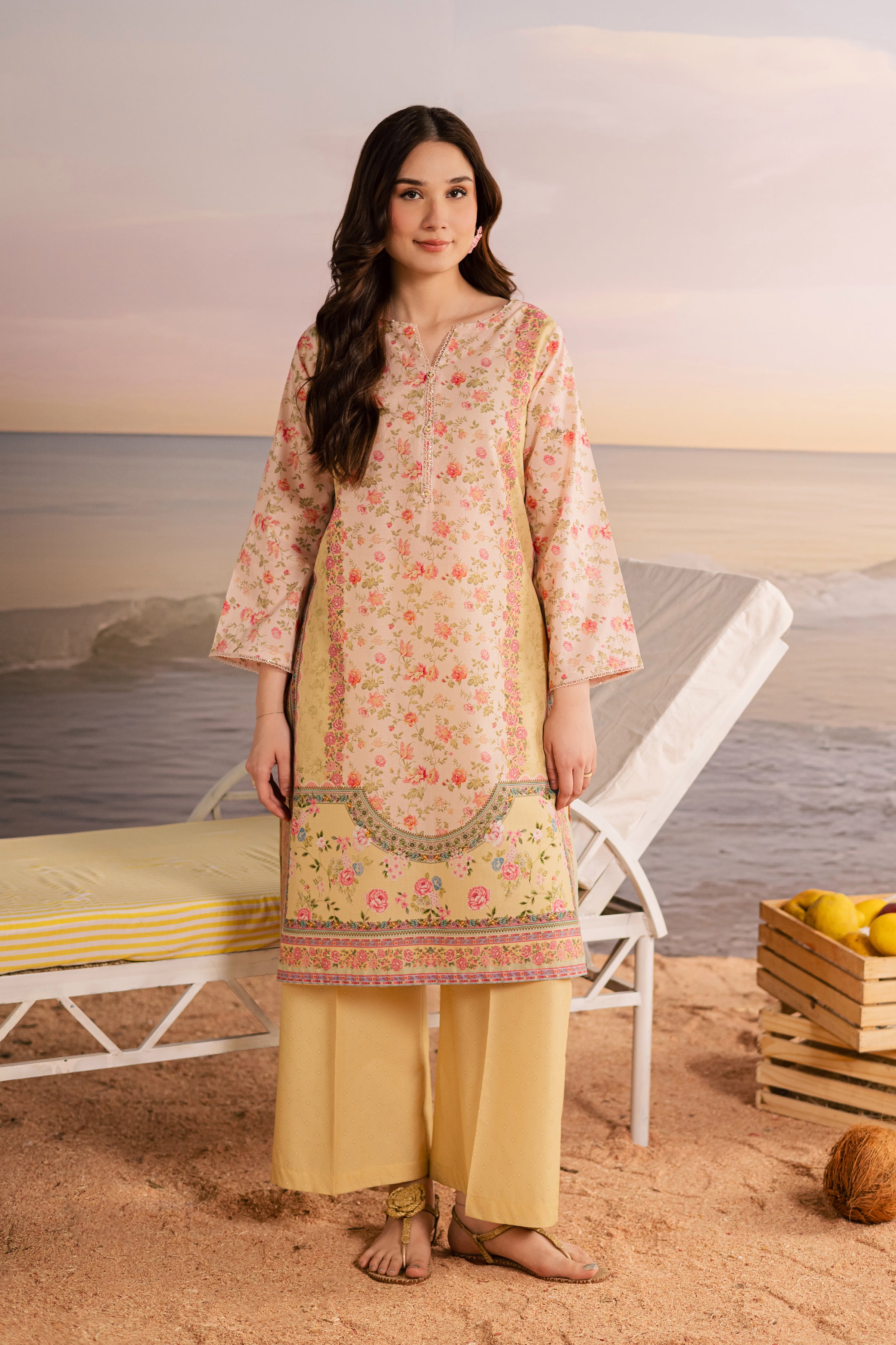  Navi 2Pc - Printed Lawn Dress BATIKSS26  BATIK   XS / Multi Color / Lawn-S / Multi Color / Lawn-M / Multi Color / Lawn-L / Multi Color / Lawn-XL / Multi Color / Lawn