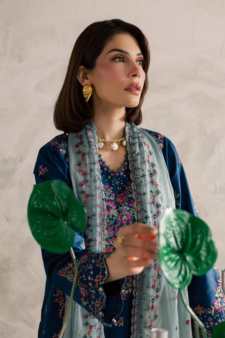  Nira 3Pc - Festive Embroidered Lawn BATIKEID2026  BATIK   XS / Teal / Giza-S / Teal / Giza-M / Teal / Giza-L / Teal / Giza-XL / Teal / Giza