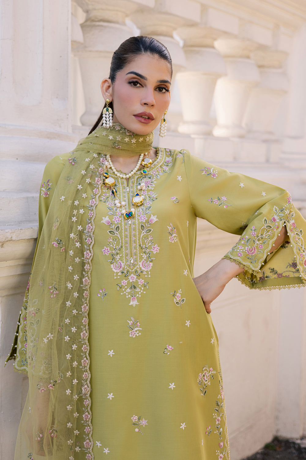  Nirvanah 3Pc - Festive Embroidered Lawn BATIKSS26  BATIK   XS / Apple Green / Pima Lawn-S / Apple Green / Pima Lawn-M / Apple Green / Pima Lawn-L / Apple Green / Pima Lawn-XL / Apple Green / Pima Lawn