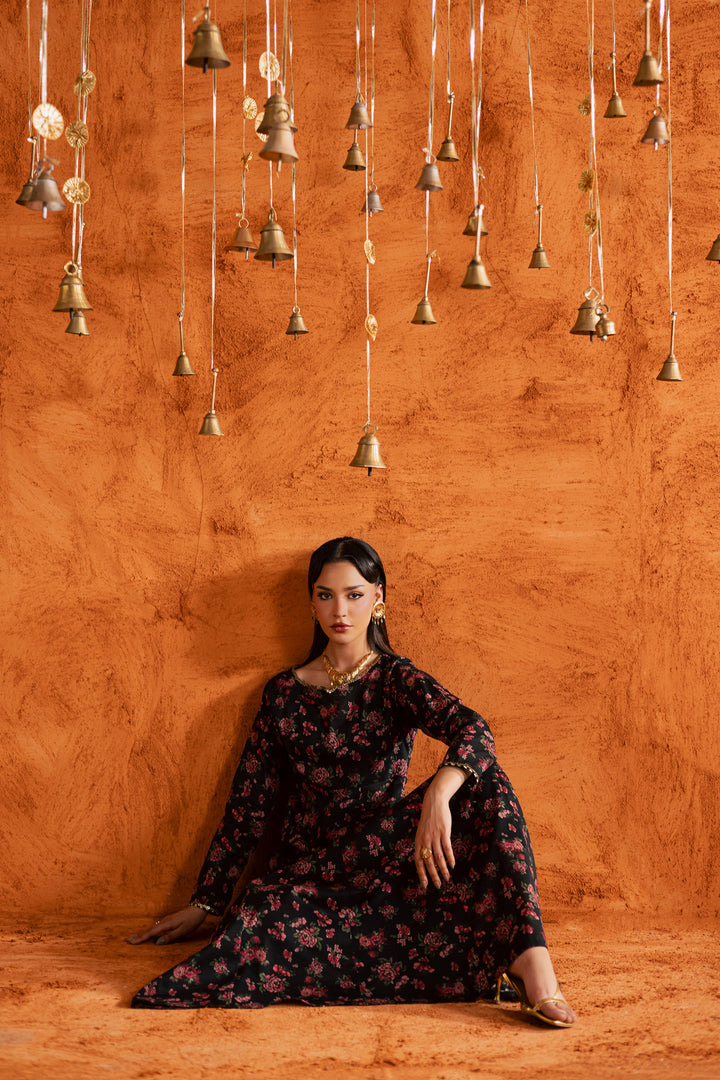  Niva 2Pc - Printed Lawn Dress BATIKEID2026  BATIK   XS / Black / Lawn-S / Black / Lawn-M / Black / Lawn-L / Black / Lawn-XL / Black / Lawn
