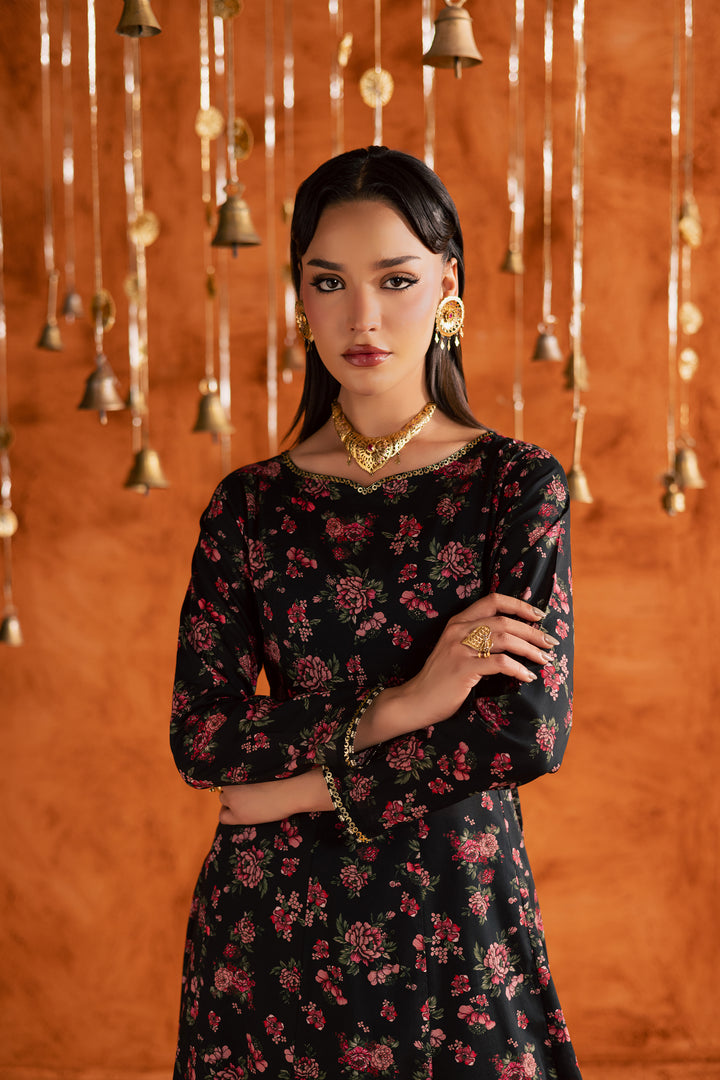  Niva 2Pc - Printed Lawn Dress BATIKEID2026  BATIK   XS / Black / Lawn-S / Black / Lawn-M / Black / Lawn-L / Black / Lawn-XL / Black / Lawn