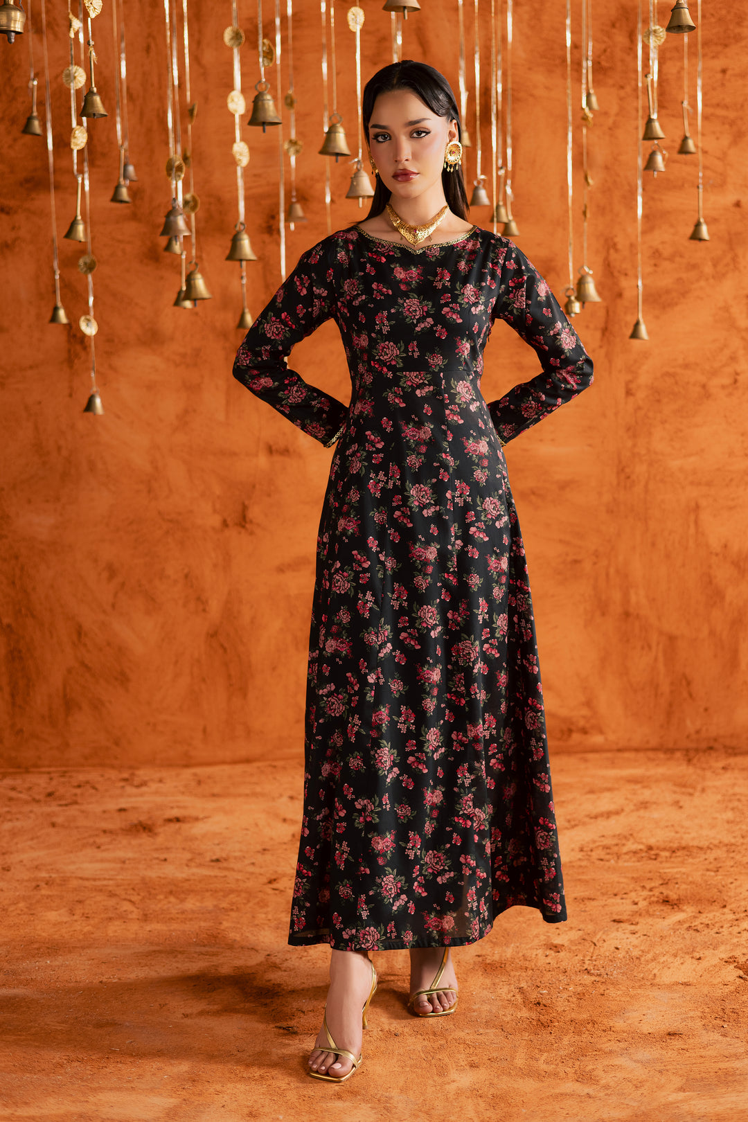  Niva 2Pc - Printed Lawn Dress BATIKEID2026  BATIK   XS / Black / Lawn-S / Black / Lawn-M / Black / Lawn-L / Black / Lawn-XL / Black / Lawn