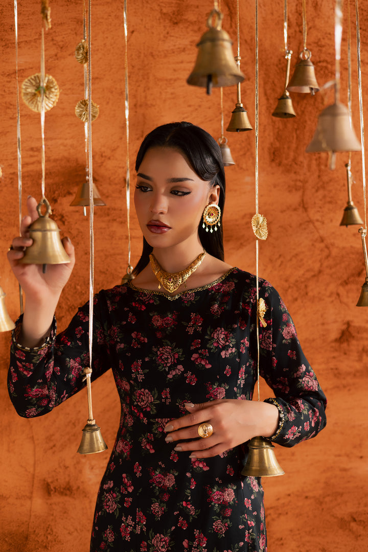  Niva 2Pc - Printed Lawn Dress BATIKEID2026  BATIK   XS / Black / Lawn-S / Black / Lawn-M / Black / Lawn-L / Black / Lawn-XL / Black / Lawn