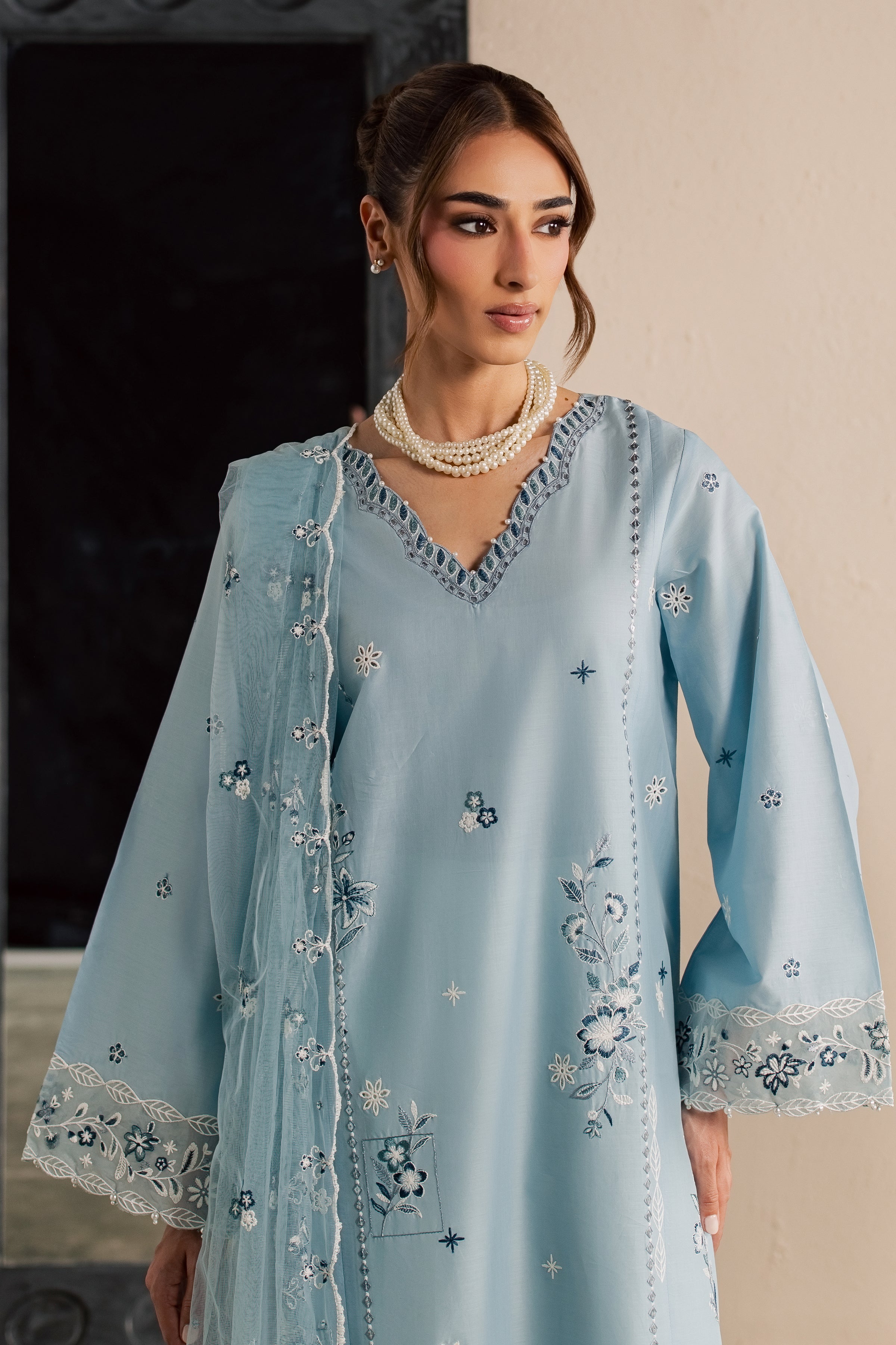 Nivea 3Pc - Embroidered Lawn Dress EverydayEdit26  BATIK   XS / Ash Blue / Pima Lawn-S / Ash Blue / Pima Lawn-M / Ash Blue / Pima Lawn-L / Ash Blue / Pima Lawn-XL / Ash Blue / Pima Lawn