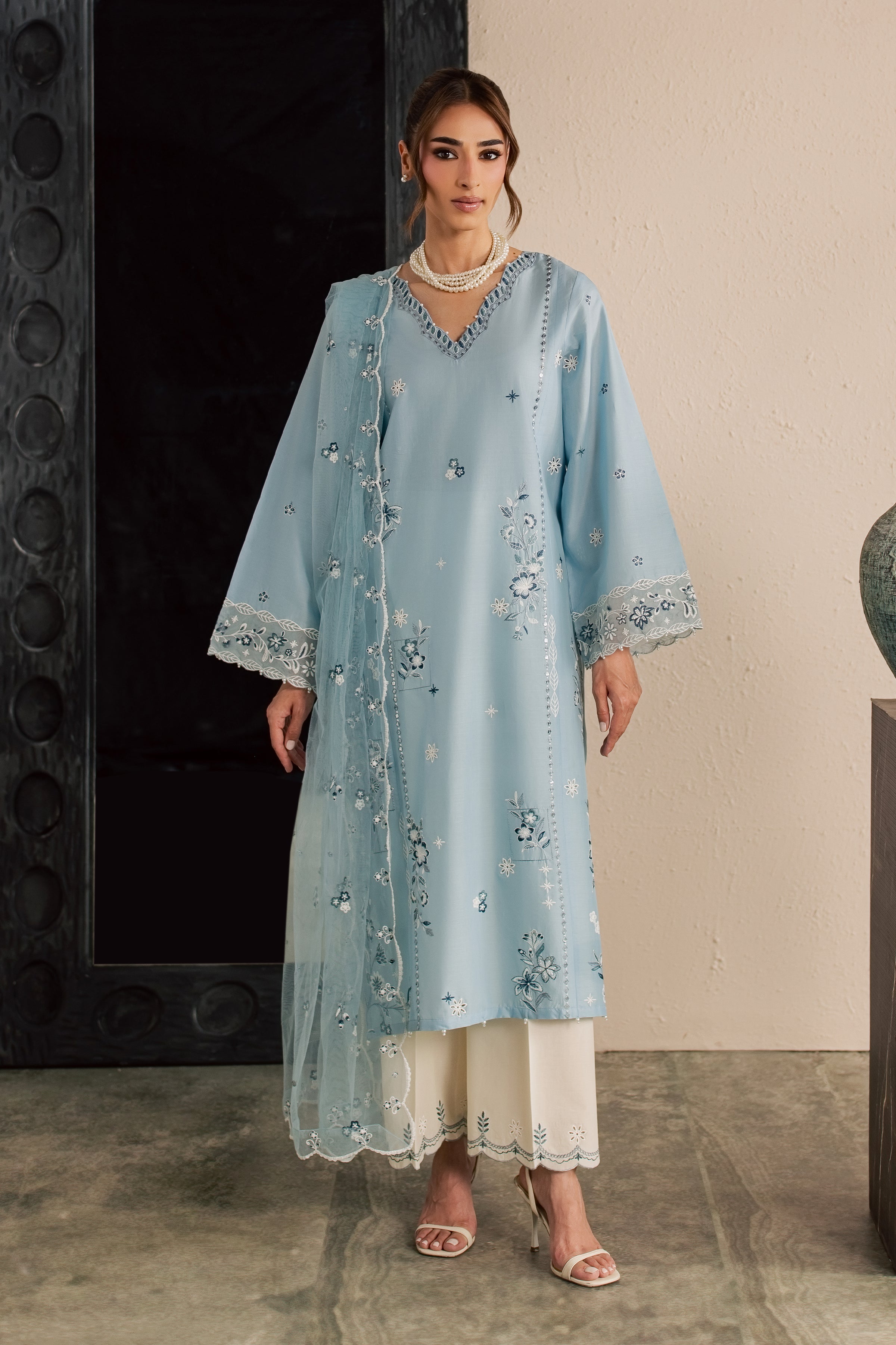  Nivea 3Pc - Embroidered Lawn Dress EverydayEdit26  BATIK   XS / Ash Blue / Pima Lawn-S / Ash Blue / Pima Lawn-M / Ash Blue / Pima Lawn-L / Ash Blue / Pima Lawn-XL / Ash Blue / Pima Lawn