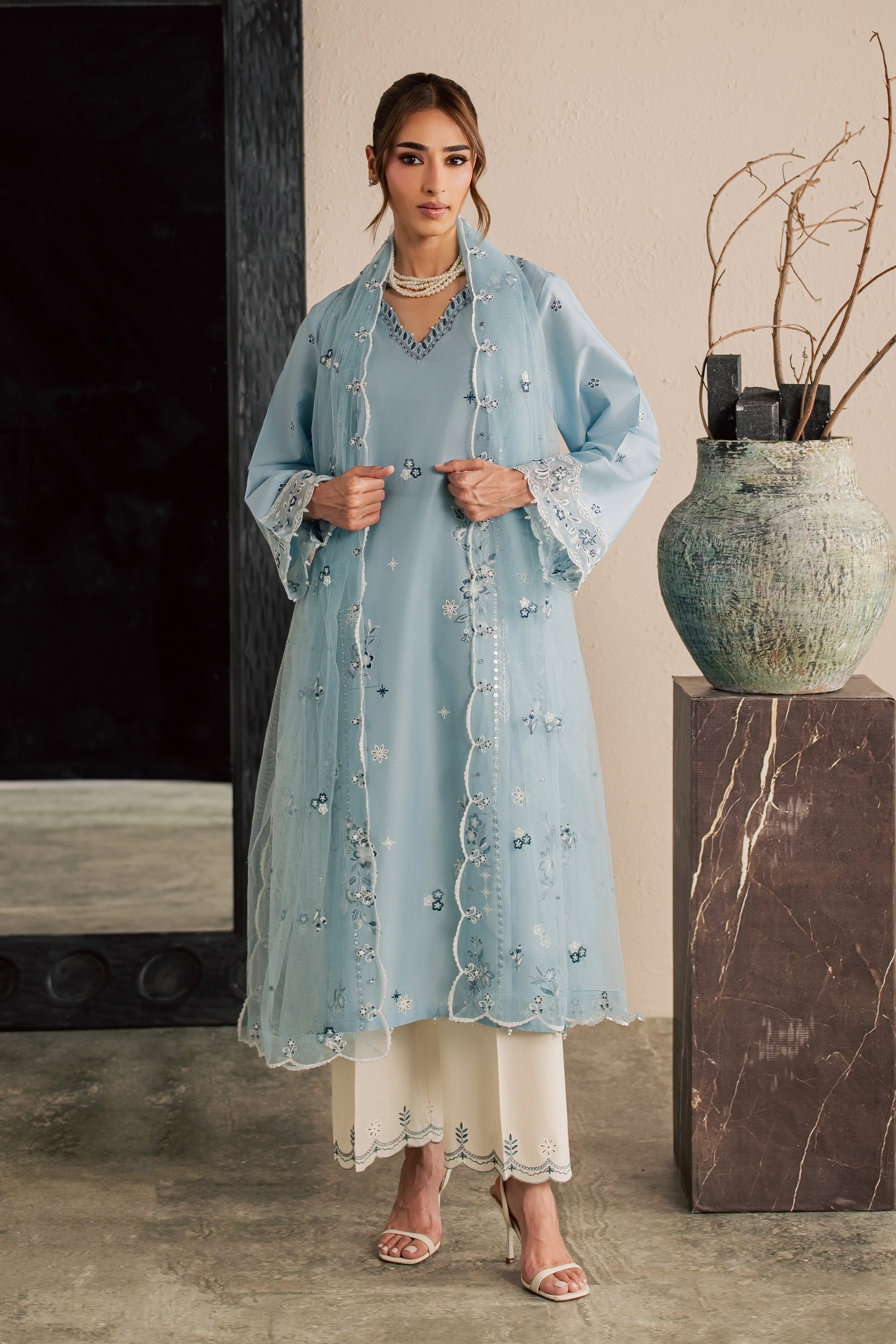  Nivea 3Pc - Embroidered Lawn Dress EverydayEdit26  BATIK   XS / Ash Blue / Pima Lawn-S / Ash Blue / Pima Lawn-M / Ash Blue / Pima Lawn-L / Ash Blue / Pima Lawn-XL / Ash Blue / Pima Lawn