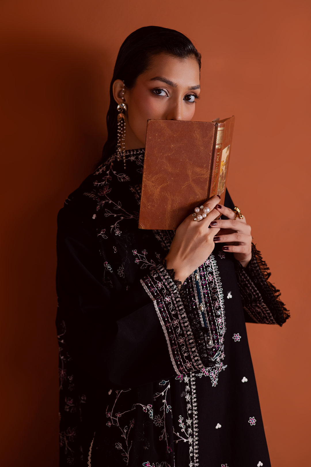  Noirline 3Pc - Embroidered Khaddar Dress BATIK WINTER PRET 2025  BATIK   XS / Black / Khaddar-S / Black / Khaddar-M / Black / Khaddar-L / Black / Khaddar-XL / Black / Khaddar