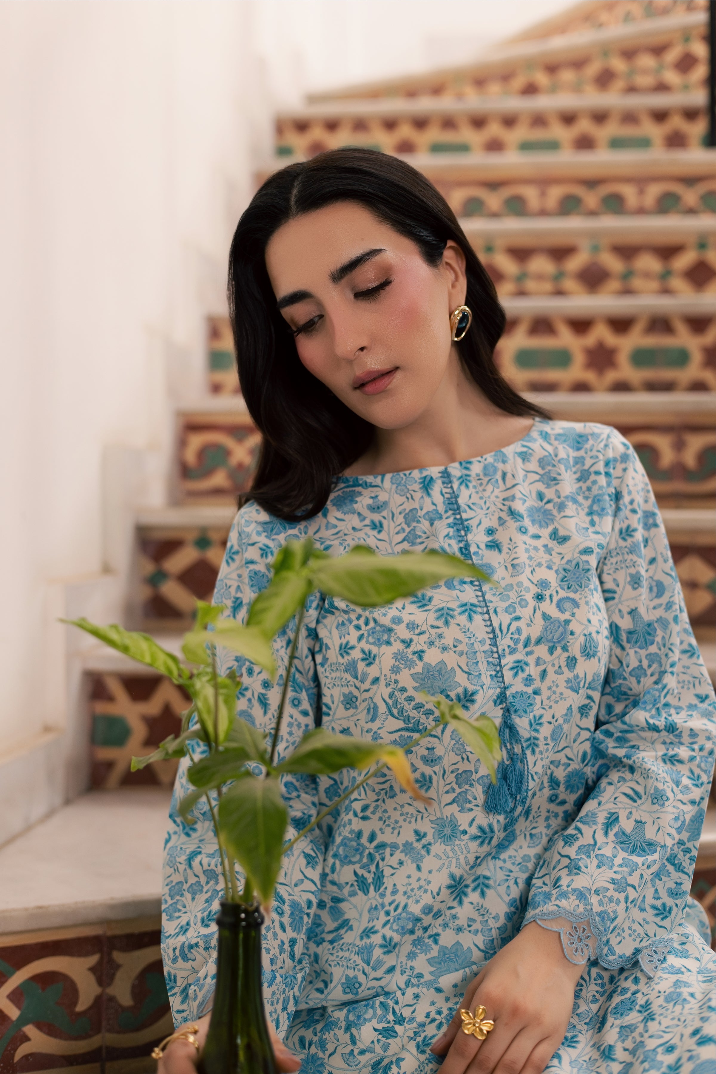  Nooran 2Pc - Printed Lawn Dress BATIKSS26  BATIK   XS / Off White / Lawn-S / Off White / Lawn-M / Off White / Lawn-L / Off White / Lawn-XL / Off White / Lawn
