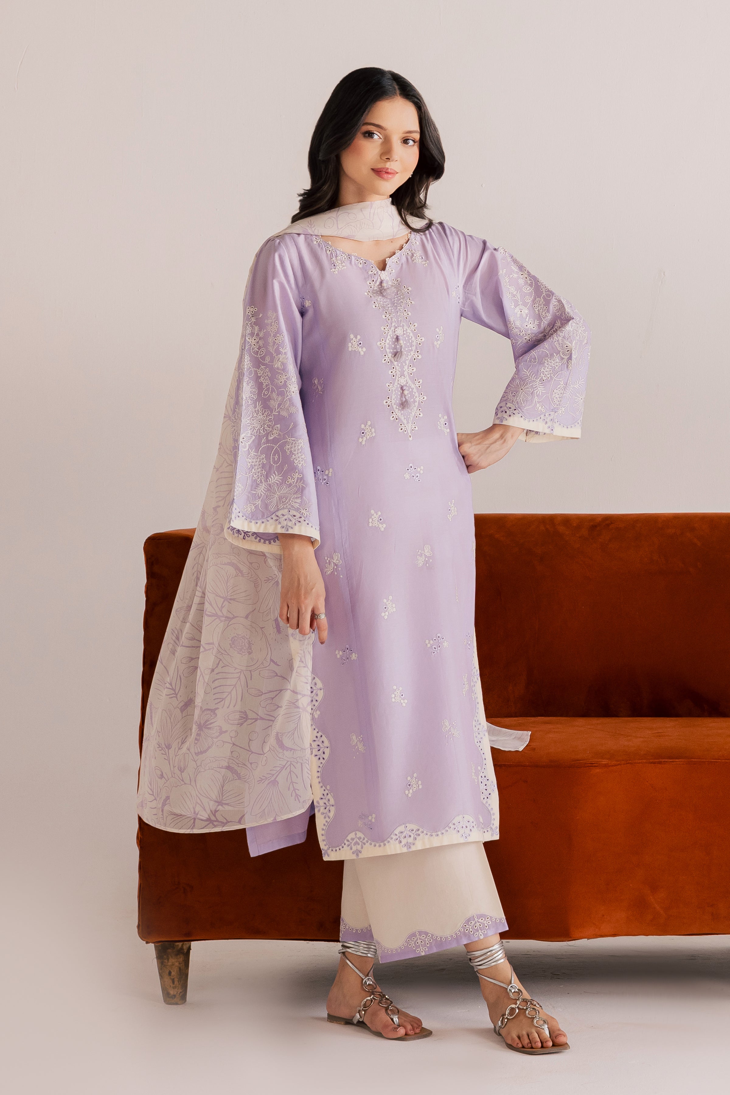  Norway 3Pc - Embroidered Lawn Dress EverydayEdit26  BATIK   XS / Voila / Pima Lawn-S / Voila / Pima Lawn-M / Voila / Pima Lawn-L / Voila / Pima Lawn-XL / Voila / Pima Lawn