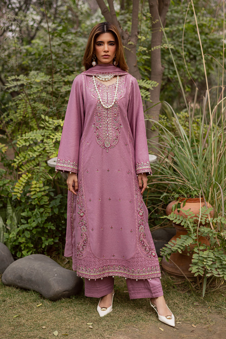  November 3Pc - Embroidered Festive Pret BATIK WINTER PRET 2025  BATIK   XS / Dusky Orchid / Textured Cotton-S / Dusky Orchid / Textured Cotton-M / Dusky Orchid / Textured Cotton-L / Dusky Orchid / Textured Cotton-XL / Dusky Orchid / Textured Cotton