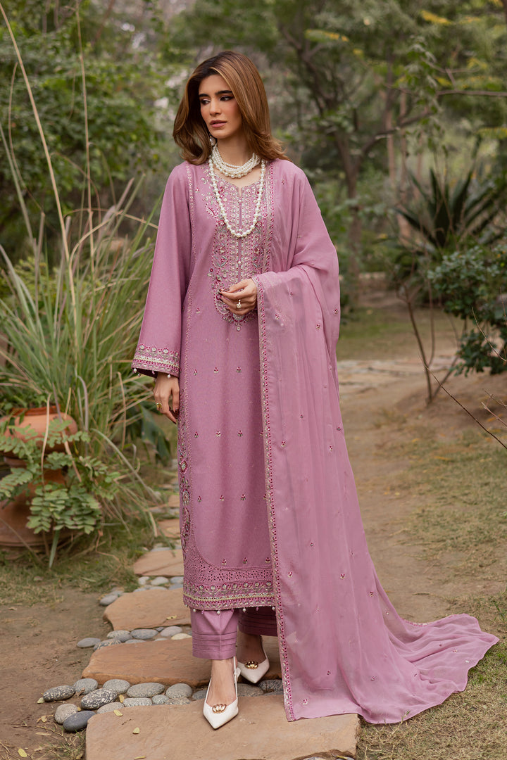  November 3Pc - Embroidered Festive Pret BATIK WINTER PRET 2025  BATIK   XS / Dusky Orchid / Textured Cotton-S / Dusky Orchid / Textured Cotton-M / Dusky Orchid / Textured Cotton-L / Dusky Orchid / Textured Cotton-XL / Dusky Orchid / Textured Cotton