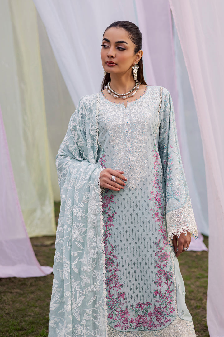  Ocean Swan 3Pc - Festive Embroidered Lawn BATIKEID2026  BATIK   XS / Ice Blue / Pima Lawn-S / Ice Blue / Pima Lawn-M / Ice Blue / Pima Lawn-L / Ice Blue / Pima Lawn-XL / Ice Blue / Pima Lawn