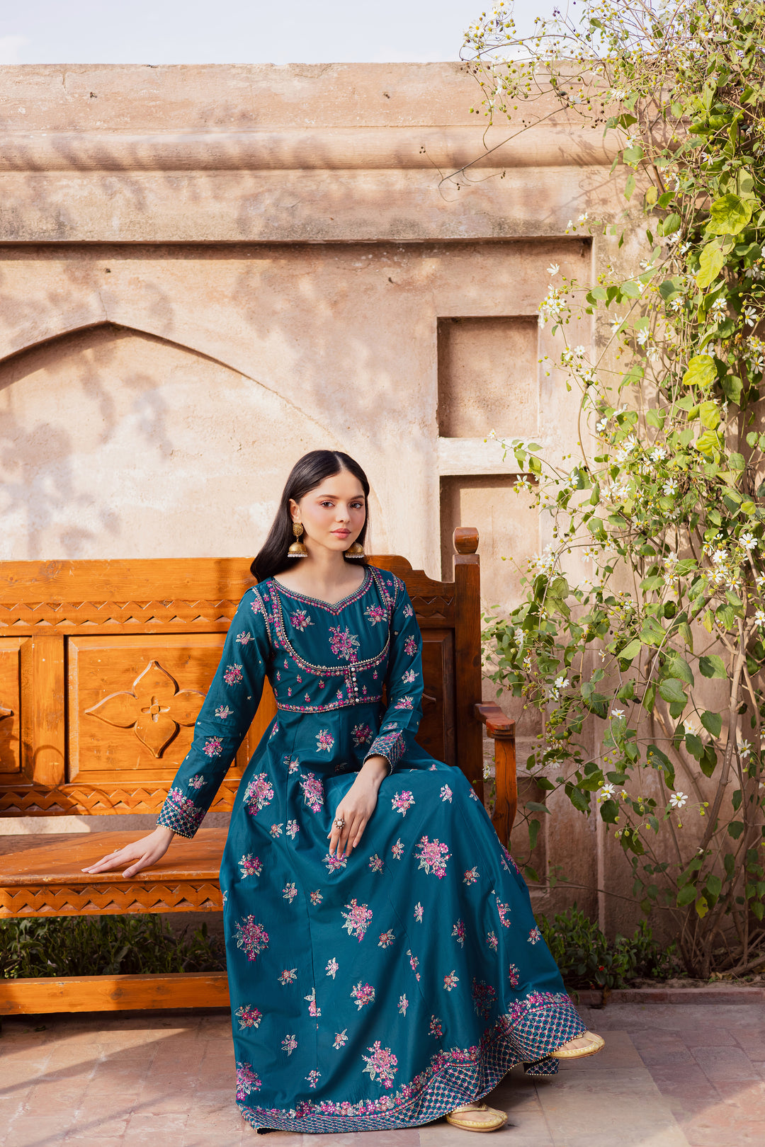  Orla 2Pc - Festive Embroidered Lawn BATIKEID2026  BATIK   XS / Zinc Blue / Pima Lawn-S / Zinc Blue / Pima Lawn-M / Zinc Blue / Pima Lawn-L / Zinc Blue / Pima Lawn-XL / Zinc Blue / Pima Lawn