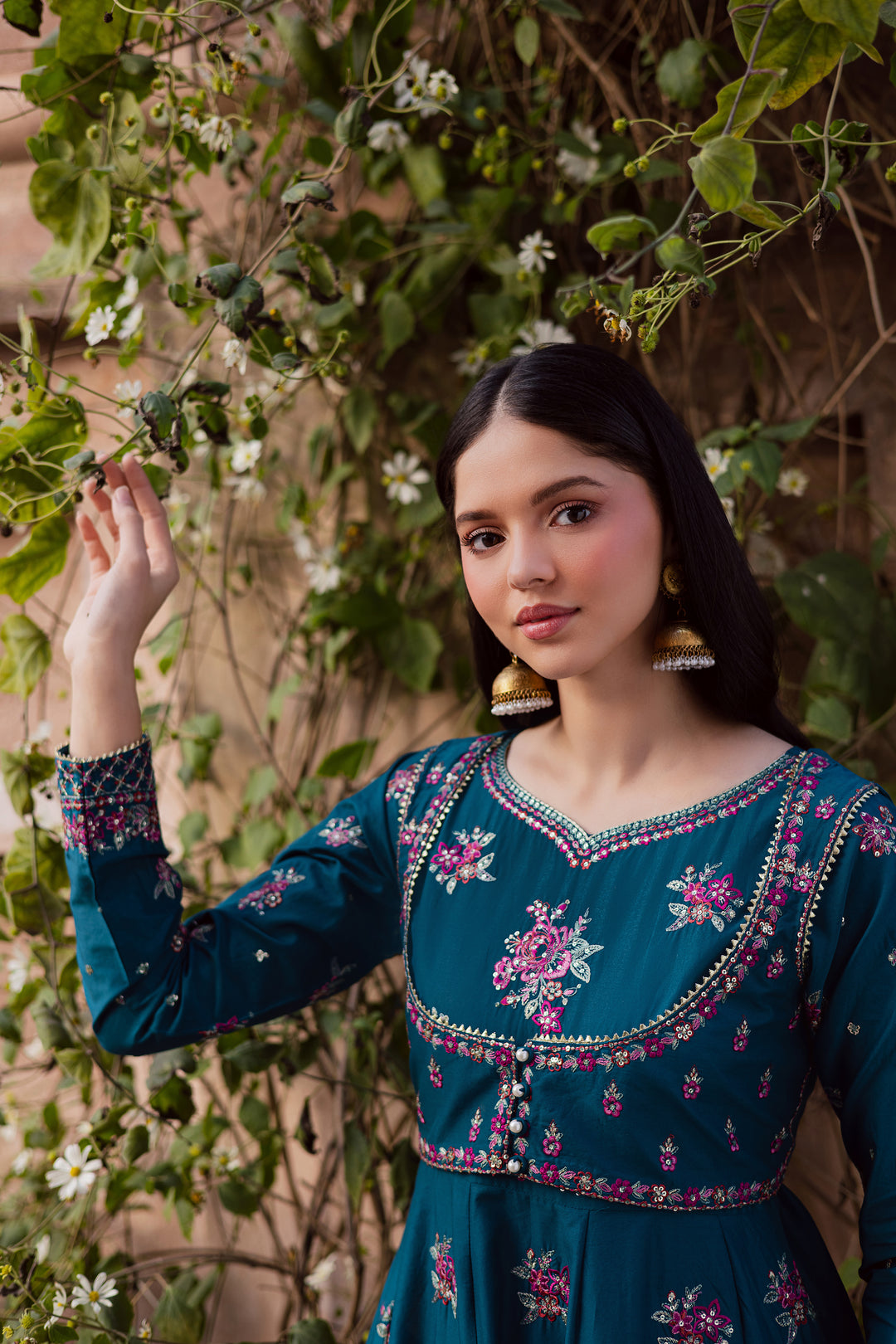  Orla 2Pc - Festive Embroidered Lawn BATIKEID2026  BATIK   XS / Zinc Blue / Pima Lawn-S / Zinc Blue / Pima Lawn-M / Zinc Blue / Pima Lawn-L / Zinc Blue / Pima Lawn-XL / Zinc Blue / Pima Lawn