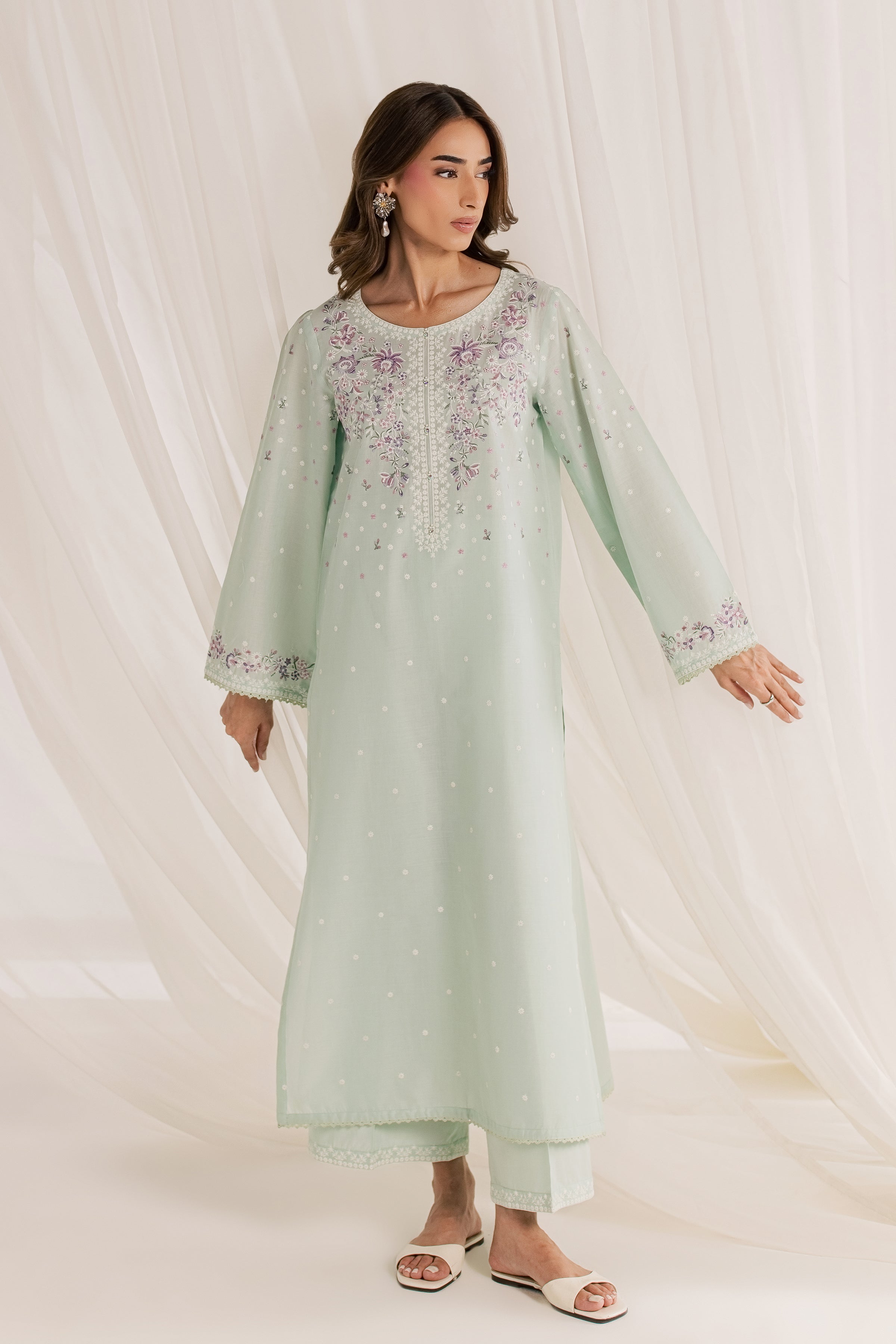  Pearl Harbor 2Pc - Embroidered Lawn Dress EverydayEdit26  BATIK   XS / Harbor Gray / Pima Lawn-S / Harbor Gray / Pima Lawn-M / Harbor Gray / Pima Lawn-L / Harbor Gray / Pima Lawn-XL / Harbor Gray / Pima Lawn