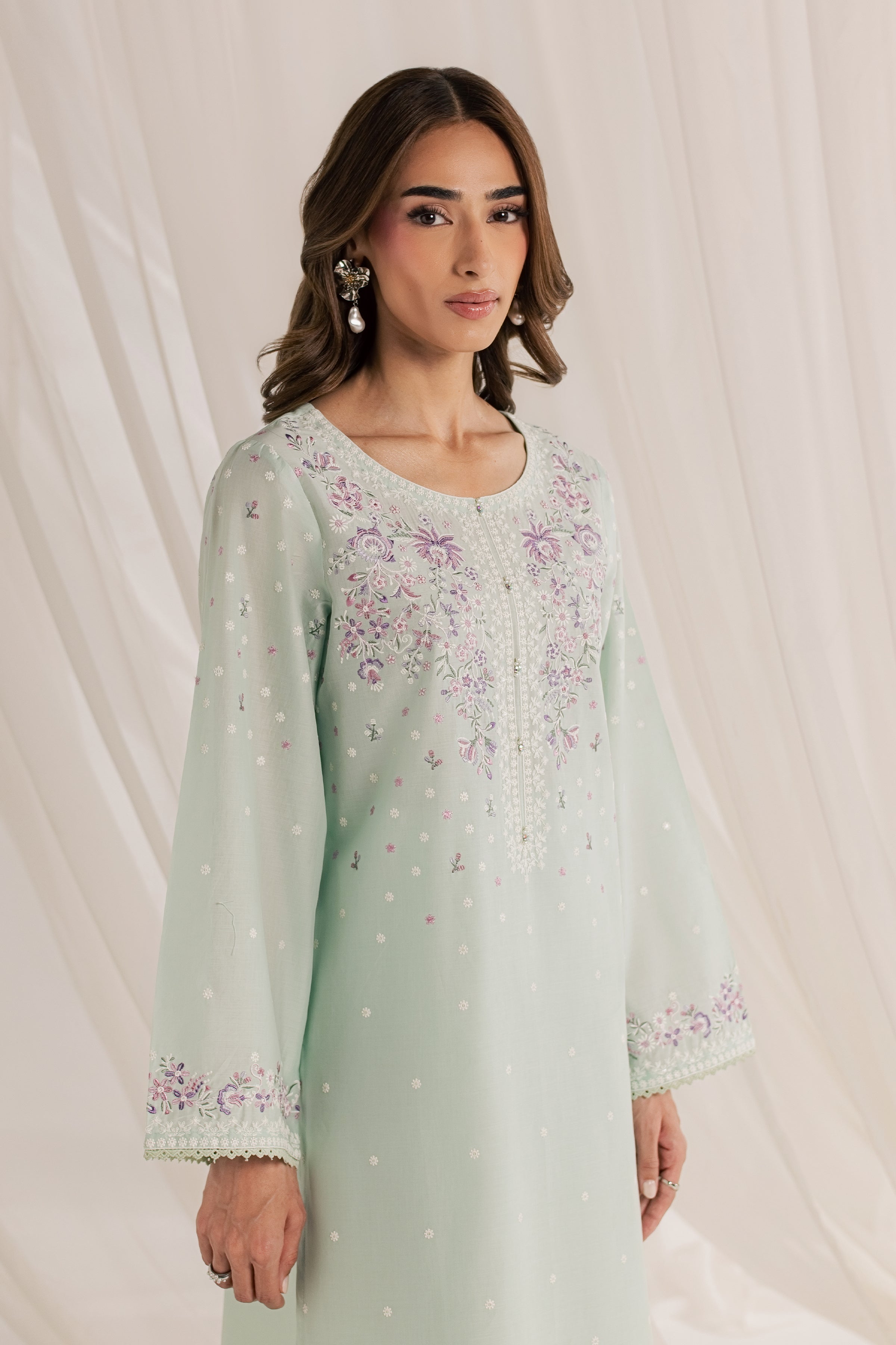  Pearl Harbor 2Pc - Embroidered Lawn Dress EverydayEdit26  BATIK   XS / Harbor Gray / Pima Lawn-S / Harbor Gray / Pima Lawn-M / Harbor Gray / Pima Lawn-L / Harbor Gray / Pima Lawn-XL / Harbor Gray / Pima Lawn