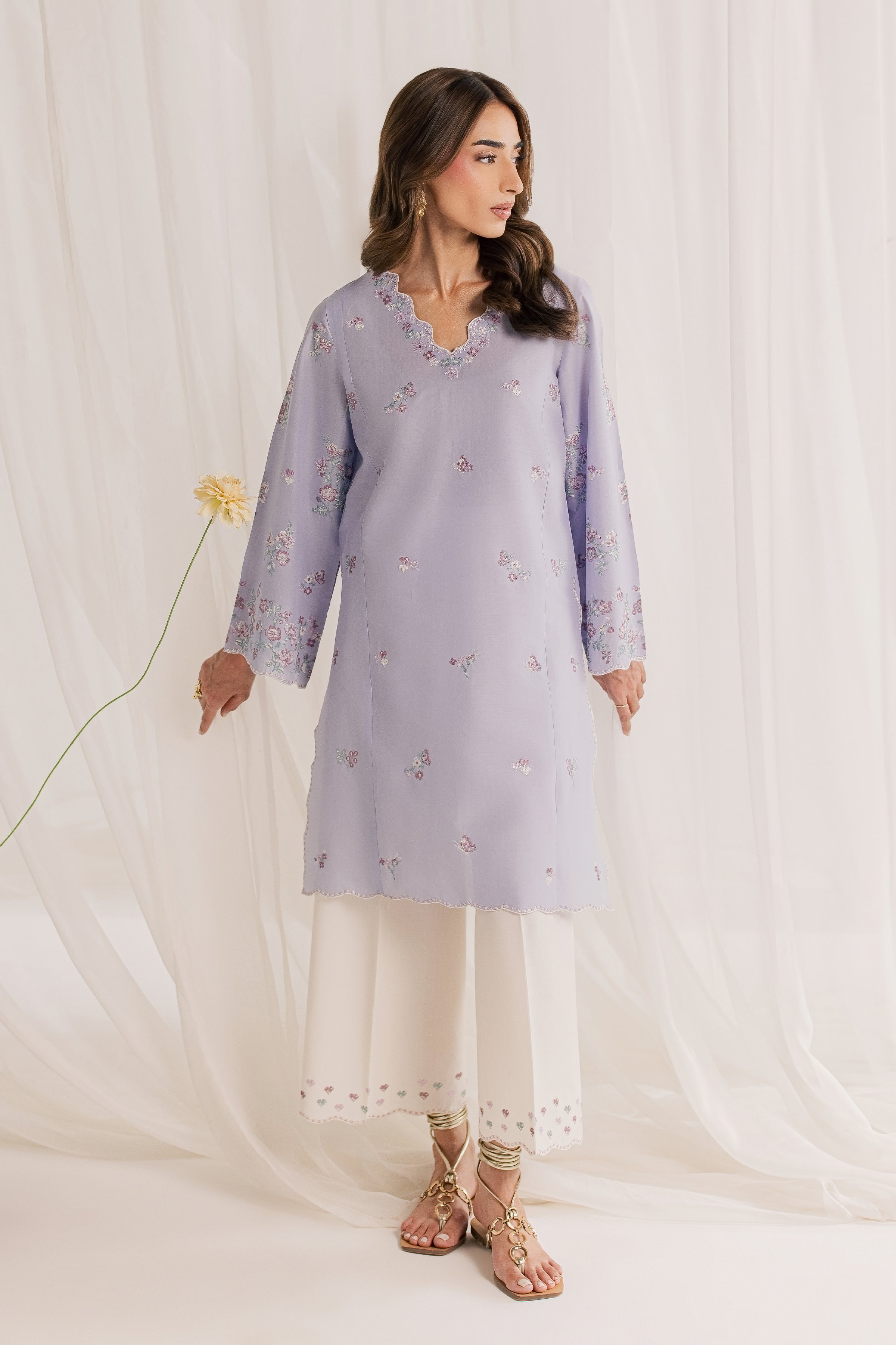  Phelia 2Pc - Embroidered Lawn Dress EverydayEdit26  BATIK   XS / Lilac Light / Pima Lawn-S / Lilac Light / Pima Lawn-M / Lilac Light / Pima Lawn-L / Lilac Light / Pima Lawn-XL / Lilac Light / Pima Lawn