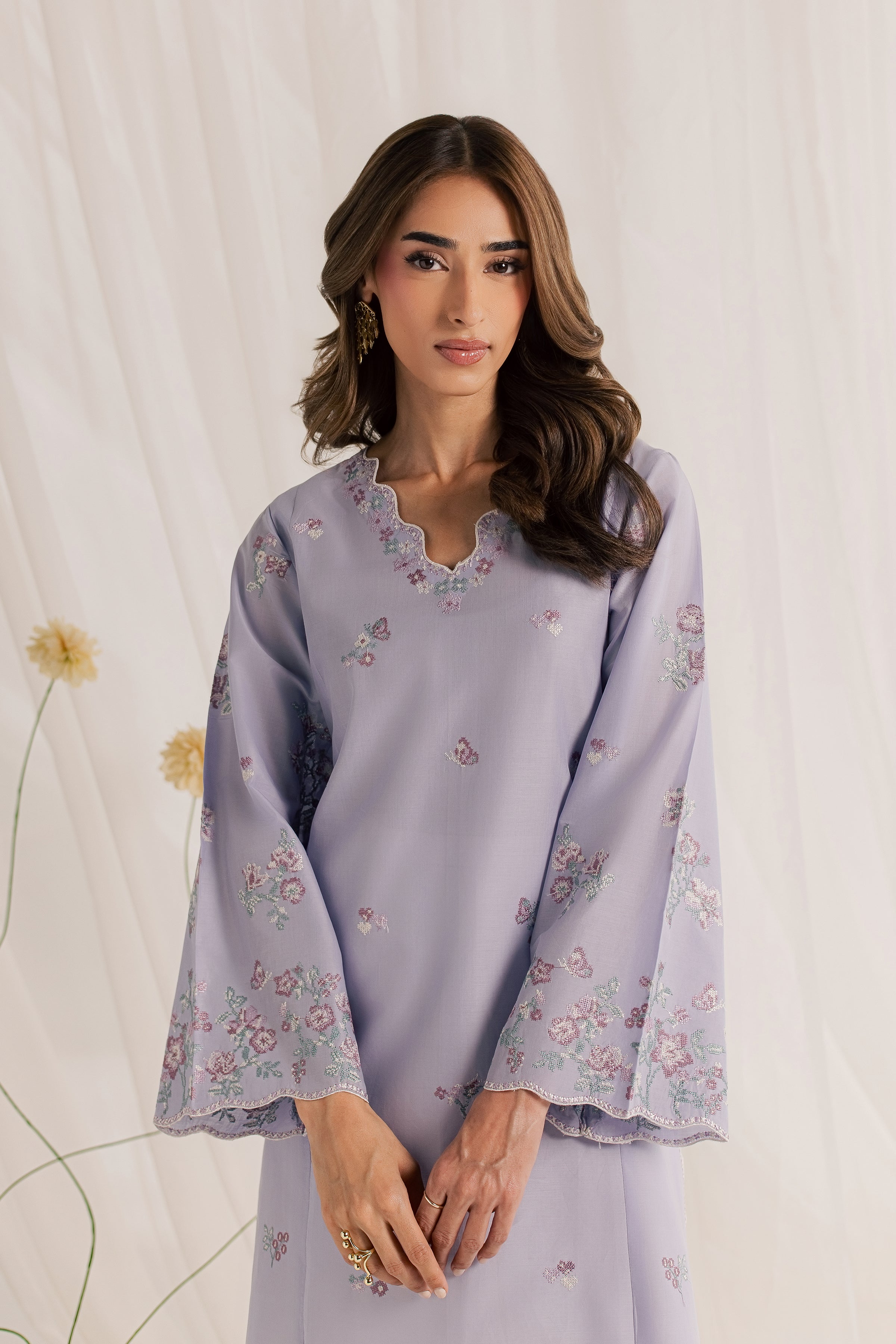  Phelia 2Pc - Embroidered Lawn Dress EverydayEdit26  BATIK   XS / Lilac Light / Pima Lawn-S / Lilac Light / Pima Lawn-M / Lilac Light / Pima Lawn-L / Lilac Light / Pima Lawn-XL / Lilac Light / Pima Lawn