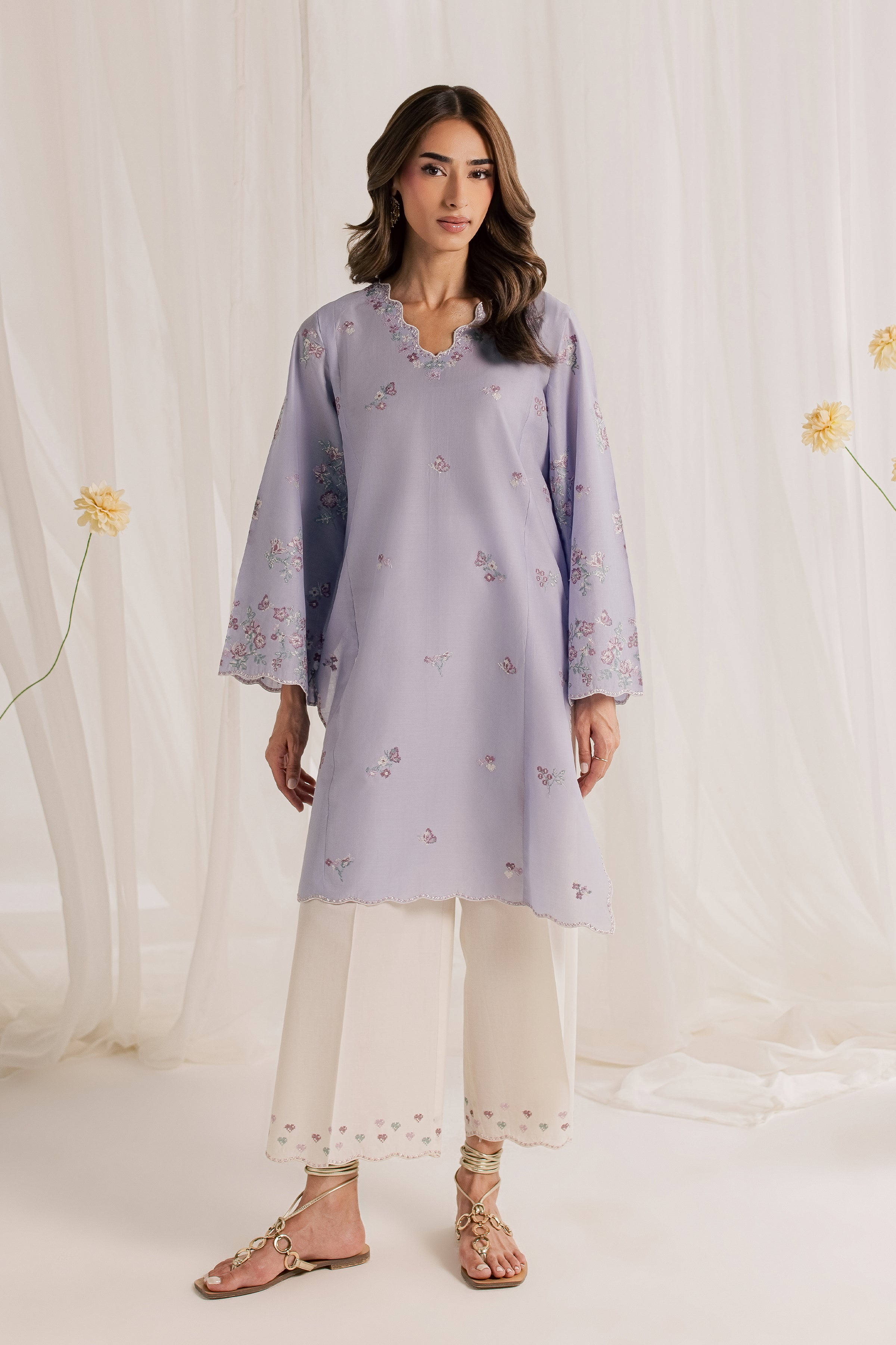  Phelia 2Pc - Embroidered Lawn Dress EverydayEdit26  BATIK   XS / Lilac Light / Pima Lawn-S / Lilac Light / Pima Lawn-M / Lilac Light / Pima Lawn-L / Lilac Light / Pima Lawn-XL / Lilac Light / Pima Lawn