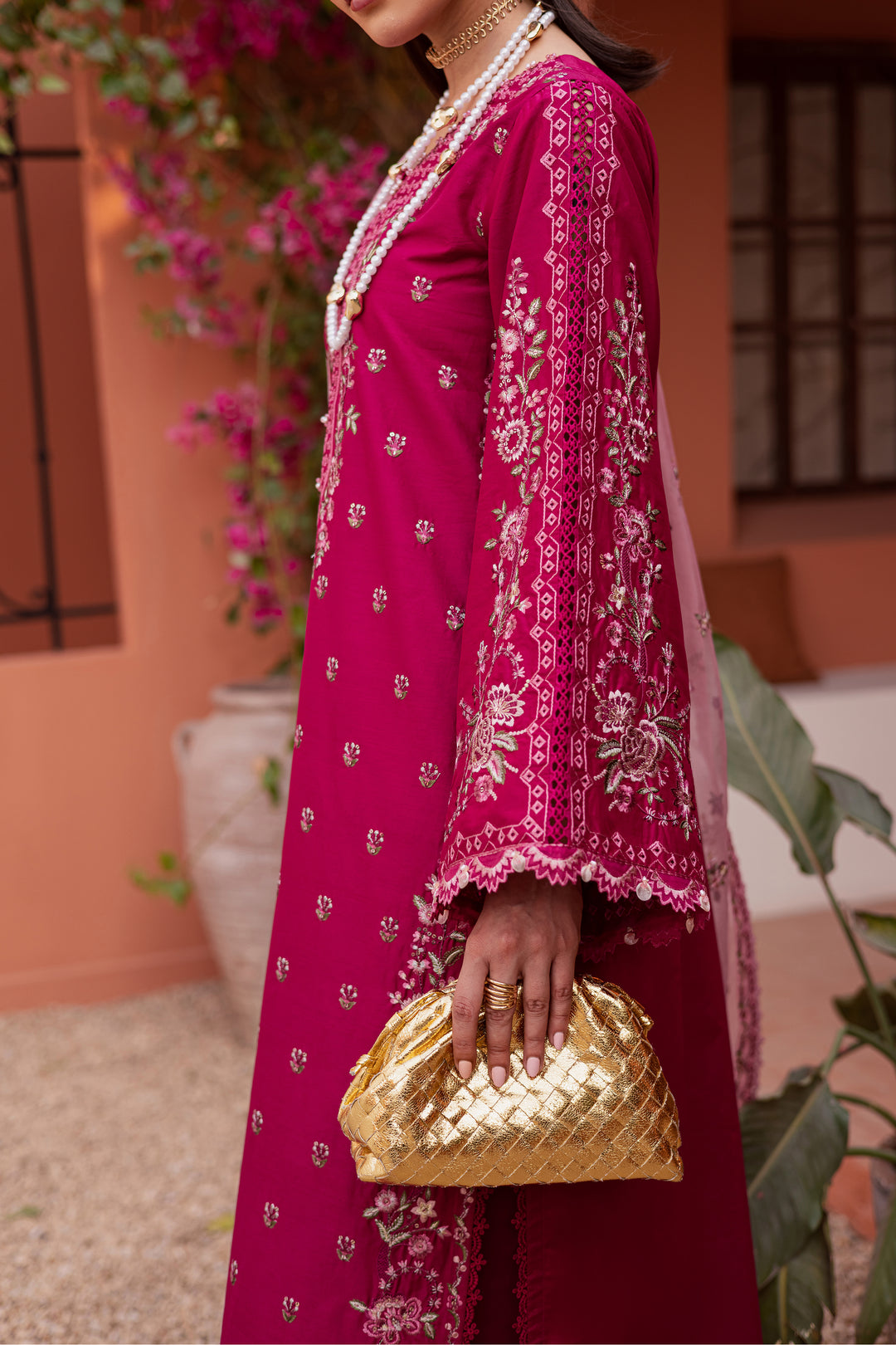  Pink Aleyla 3Pc - Festive Embroidered Lawn BATIKEID2026  BATIK   XS / Bright Pink / Giza-S / Bright Pink / Giza-M / Bright Pink / Giza-L / Bright Pink / Giza-XL / Bright Pink / Giza