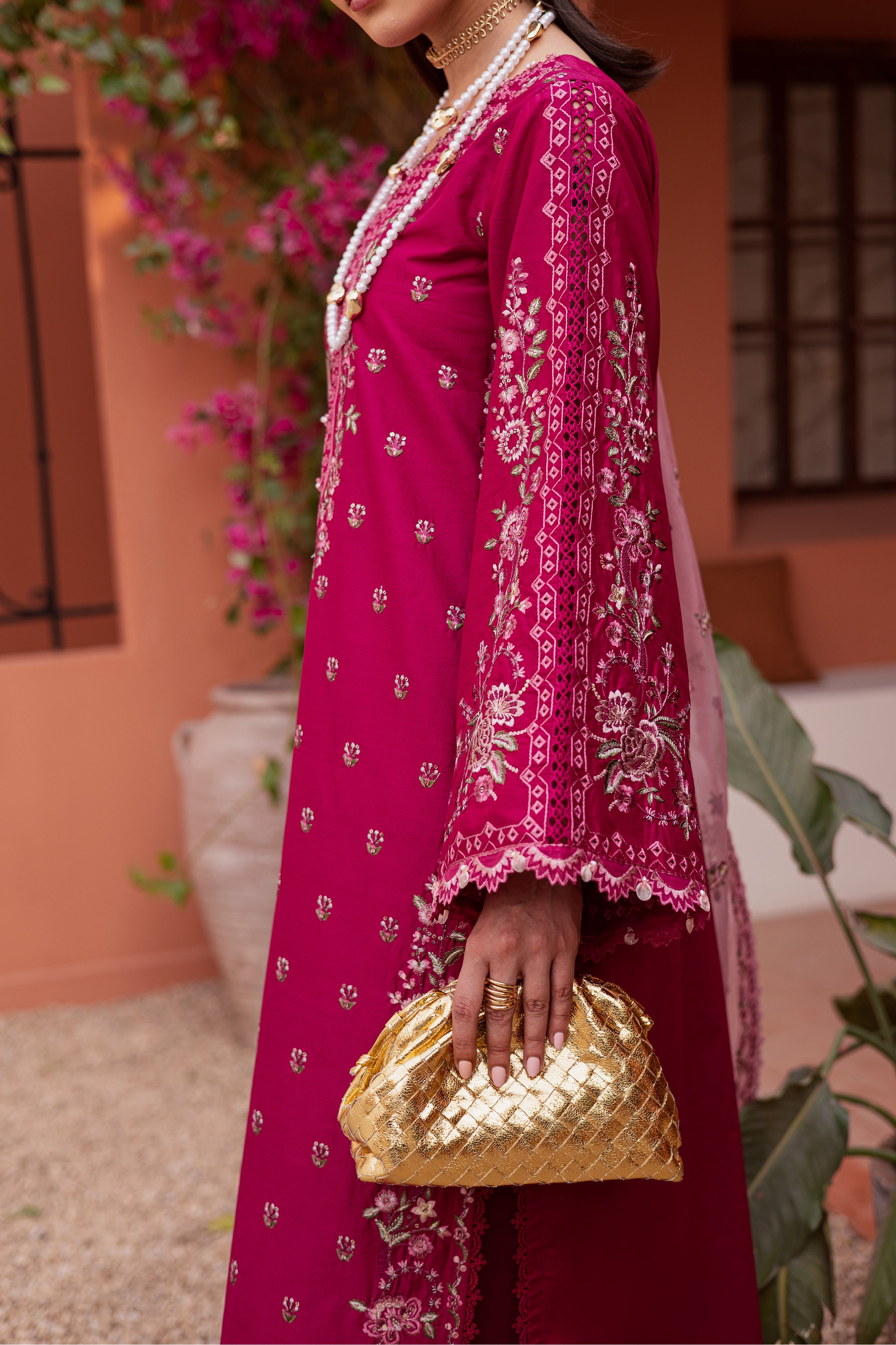  Pink Aleyla 3Pc - Festive Embroidered Lawn BATIKEID2026  BATIK   XS / Bright Pink / Giza-S / Bright Pink / Giza-M / Bright Pink / Giza-L / Bright Pink / Giza-XL / Bright Pink / Giza