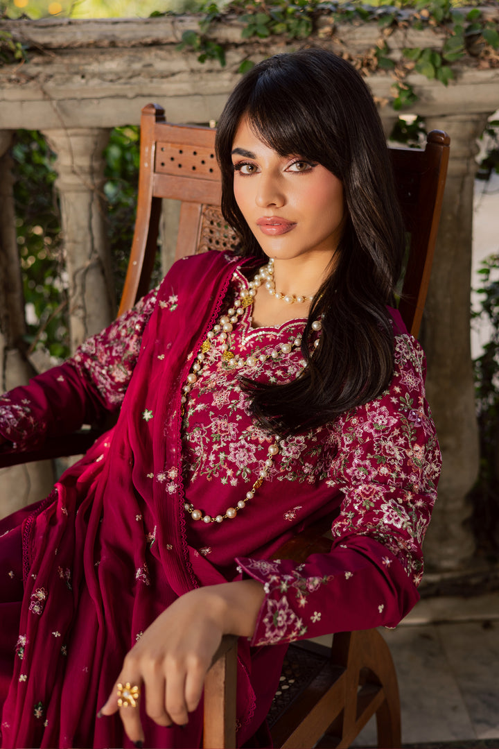  Pink Gulaab 3Pc - Embroidered Khaddar Dress BATIK WINTER PRET 2025  BATIK   XS / Raspberry Pink / Khaddar-S / Raspberry Pink / Khaddar-M / Raspberry Pink / Khaddar-L / Raspberry Pink / Khaddar-XL / Raspberry Pink / Khaddar