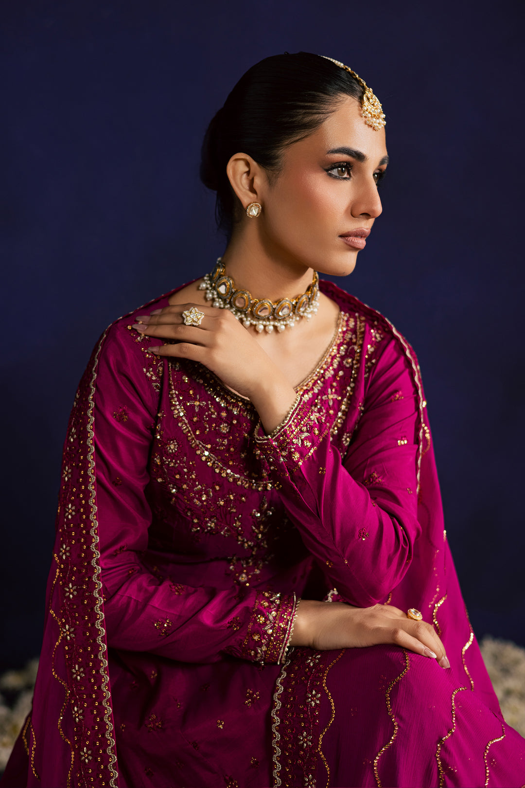  Pink Mariella 3Pc - Wedding Formal Dress BATIKSTUDIO2025  BATIK   S / Pink / Rawsilk-M / Pink / Rawsilk-L / Pink / Rawsilk