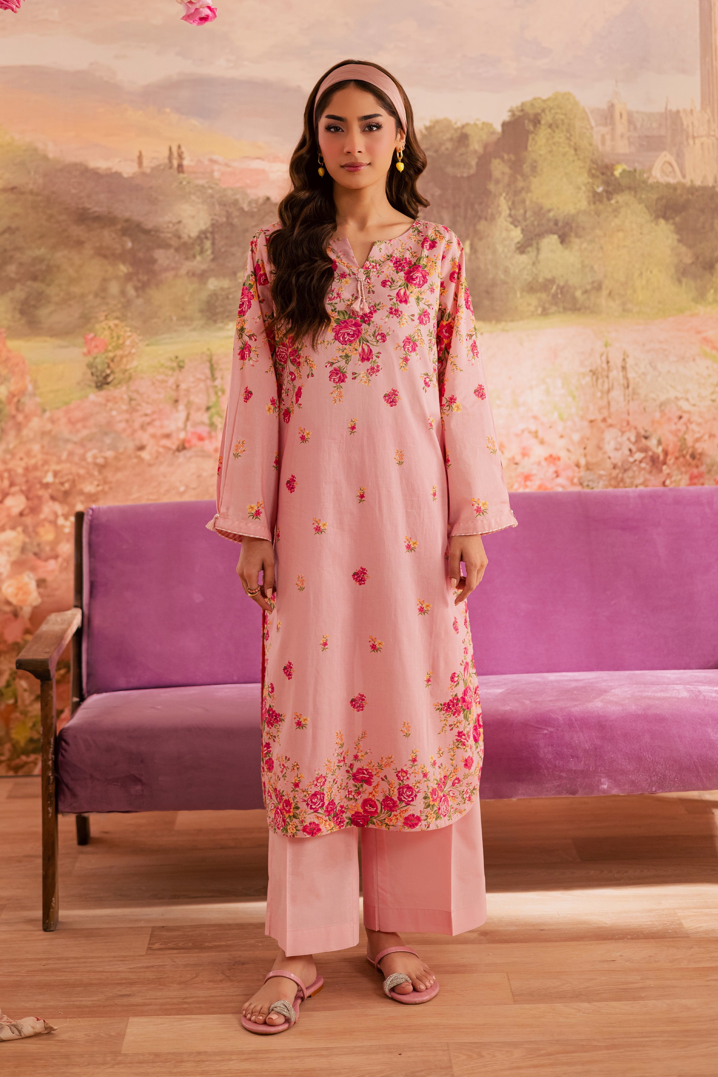 pink lawn dress Aneelas Pink Luxury Embroidered Lawn Collection 2026 Brand: Aneelas Color: Pink Work: Intricate Luxury Embroidery on Front & Sleeves, Elegant Embroidered Daman Border, Detailed Dupatta Work Shirt: Premium Lawn (Embroidered)