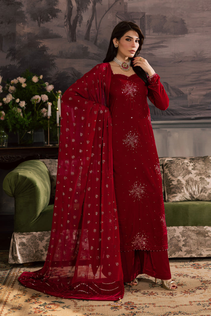  Pink Topaz 3Pc - Velvet Luxe Pret BATIKLuxePRET2025  BATIK   XS / Fuschia Pink / Velvet-S / Fuschia Pink / Velvet-M / Fuschia Pink / Velvet-L / Fuschia Pink / Velvet-XL / Fuschia Pink / Velvet