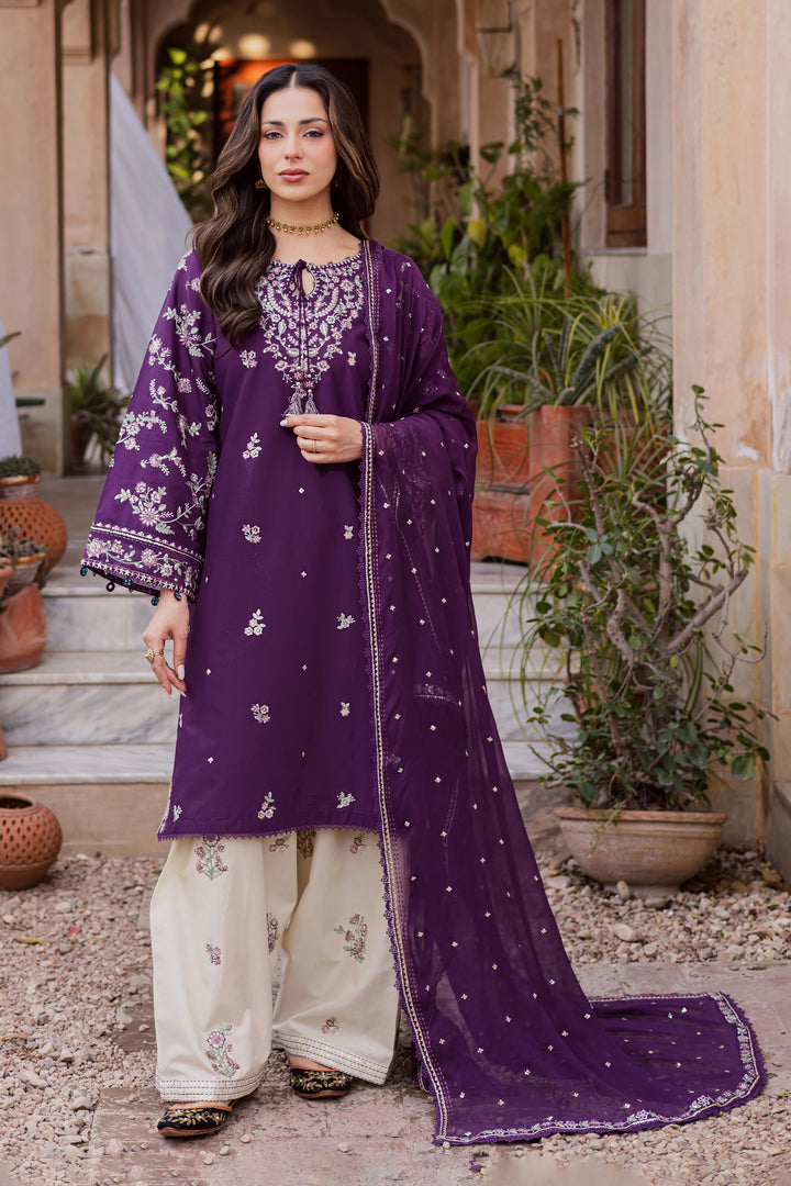  Plum Haze 3Pc - Festive Embroidered Lawn BATIKEID2026  BATIK   XS / Purple / Pima Lawn-S / Purple / Pima Lawn-M / Purple / Pima Lawn-L / Purple / Pima Lawn-XL / Purple / Pima Lawn