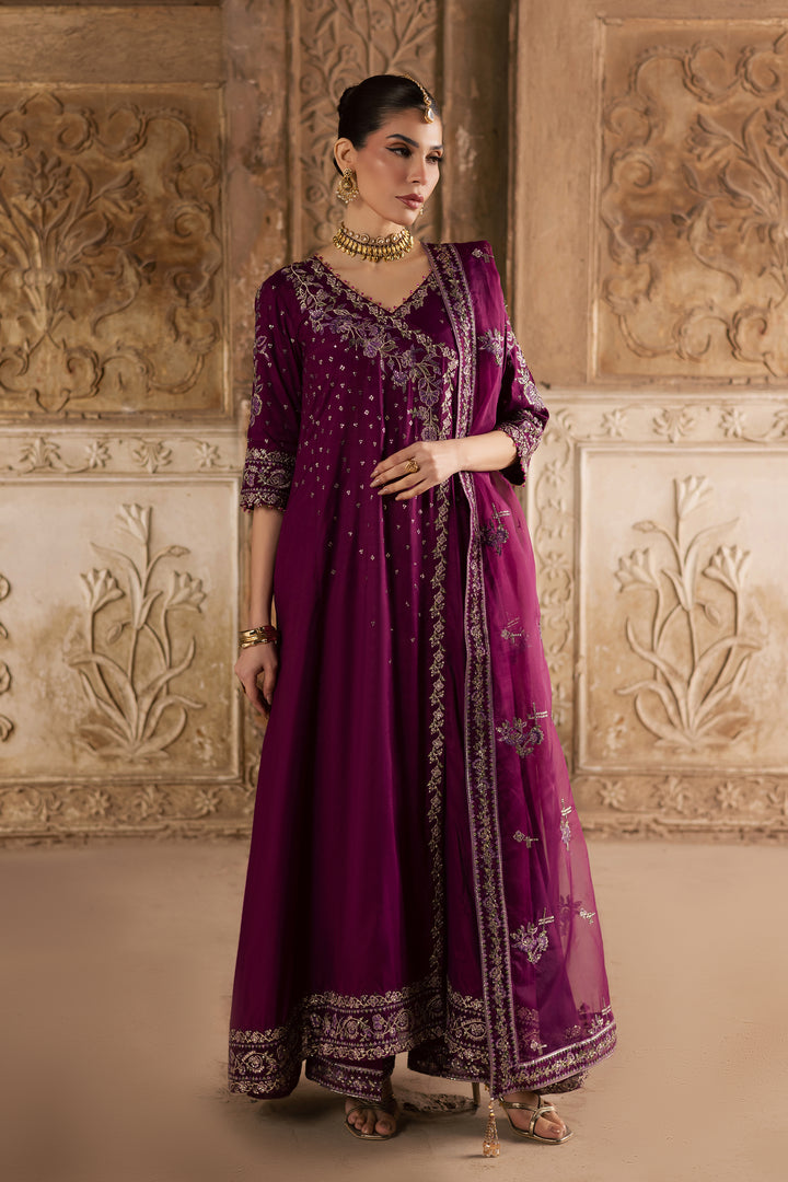  Plum Raha 3Pc - Festive Luxe Pret BATIKLuxePRET  BATIK   XS / Plum / Raw Silk-S / Plum / Raw Silk-M / Plum / Raw Silk-L / Plum / Raw Silk-XL / Plum / Raw Silk