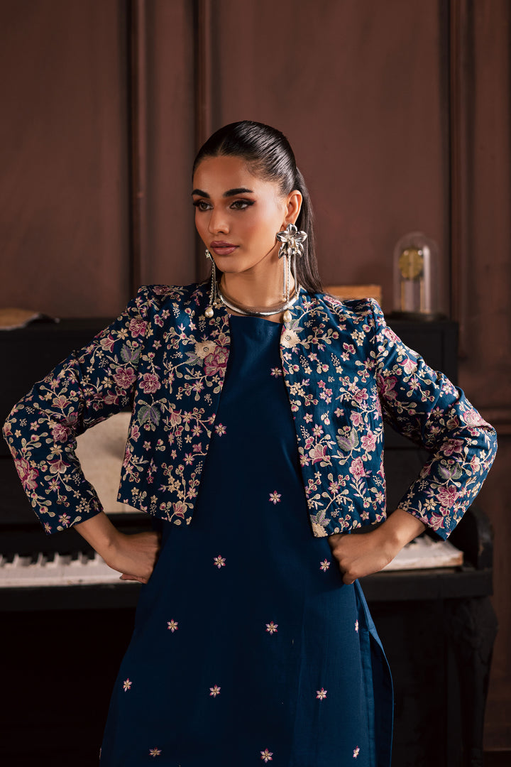  Purkashish 3Pc - Embroidered Khaddar Dress BATIK WINTER PRET 2025  BATIK   XS / Blue / Khaddar-S / Blue / Khaddar-M / Blue / Khaddar-L / Blue / Khaddar-XL / Blue / Khaddar