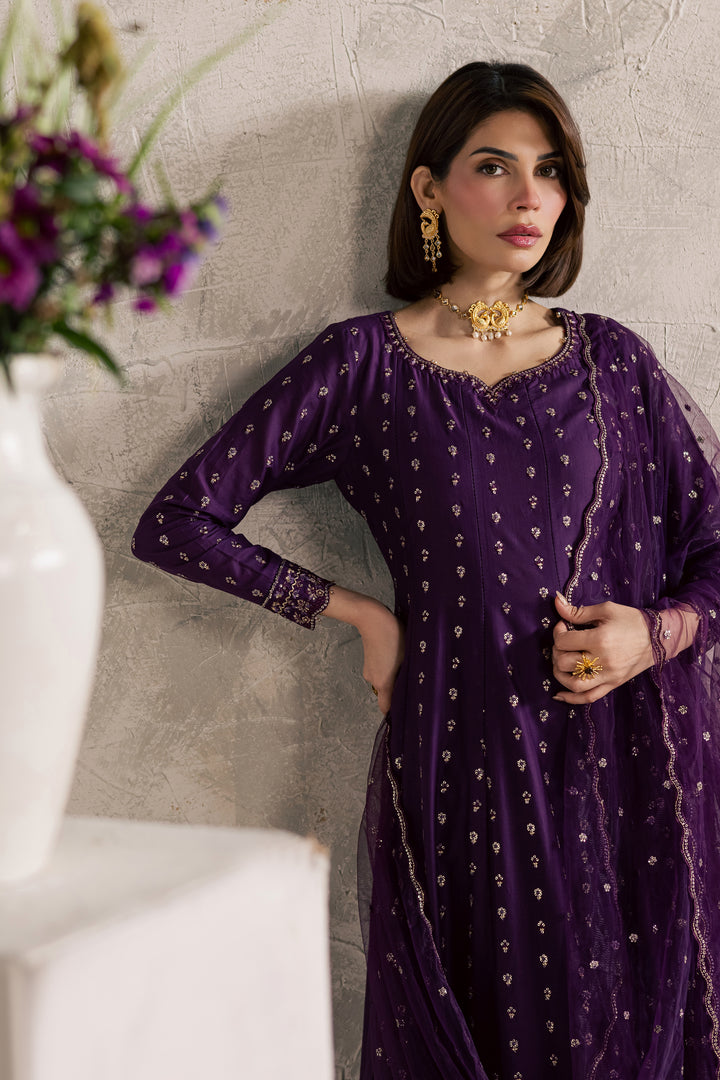  Purple Elaf 3Pc - Festive Embroidered Lawn BATIKEID2026  BATIK   XS / Purple / Pima Lawn-S / Purple / Pima Lawn-M / Purple / Pima Lawn-L / Purple / Pima Lawn-XL / Purple / Pima Lawn