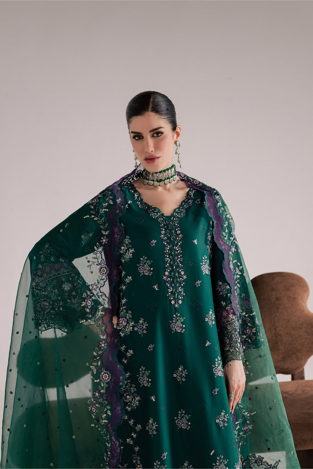  Purple Forest 3Pc - Festive Eid Pret BATIKSS26  BATIK   XS / Forest Biome / Pima Lawn-S / Forest Biome / Pima Lawn-M / Forest Biome / Pima Lawn-L / Forest Biome / Pima Lawn-XL / Forest Biome / Pima Lawn
