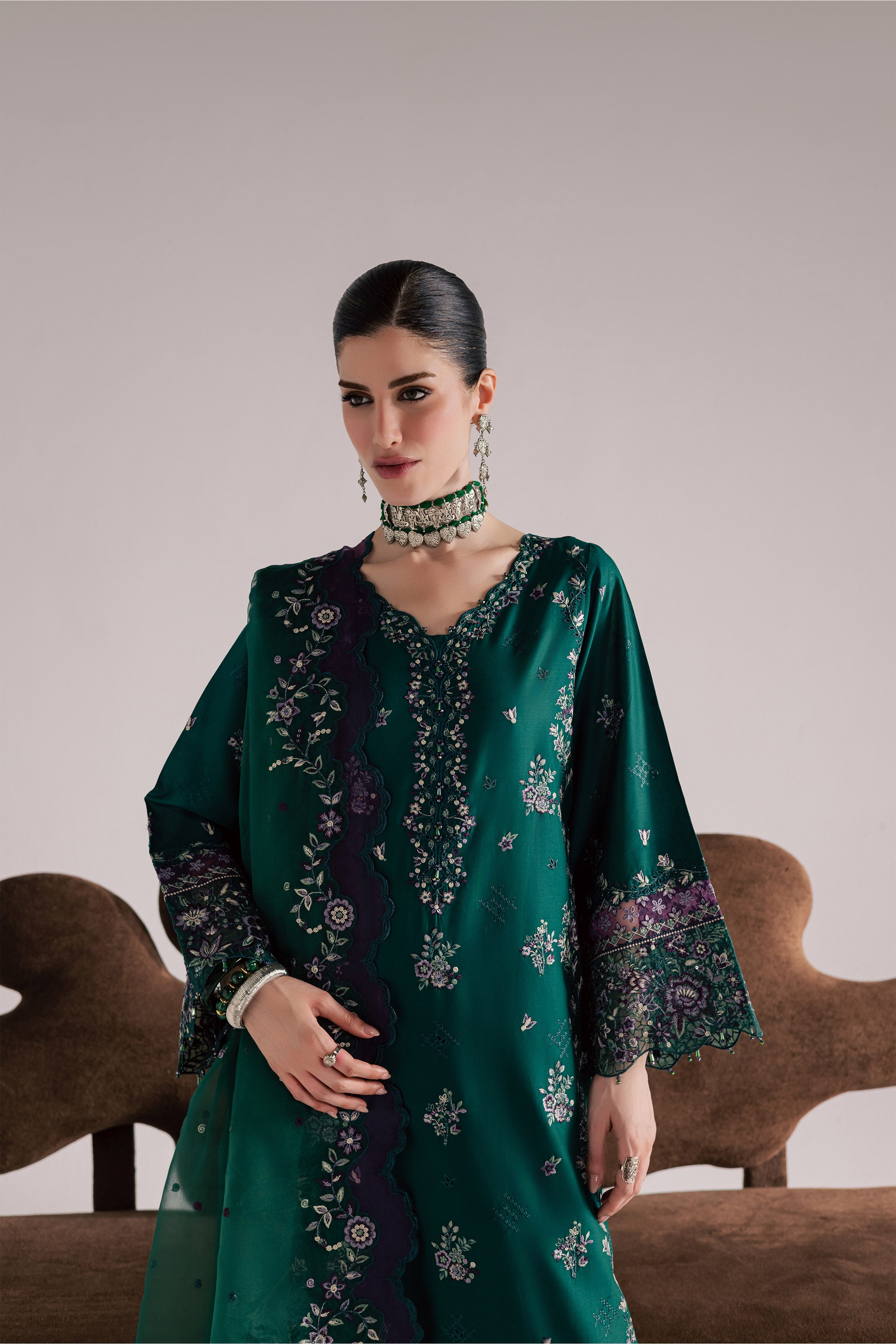  Purple Forest 3Pc - Festive Eid Pret BATIKSS26  BATIK   XS / Forest Biome / Pima Lawn-S / Forest Biome / Pima Lawn-M / Forest Biome / Pima Lawn-L / Forest Biome / Pima Lawn-XL / Forest Biome / Pima Lawn