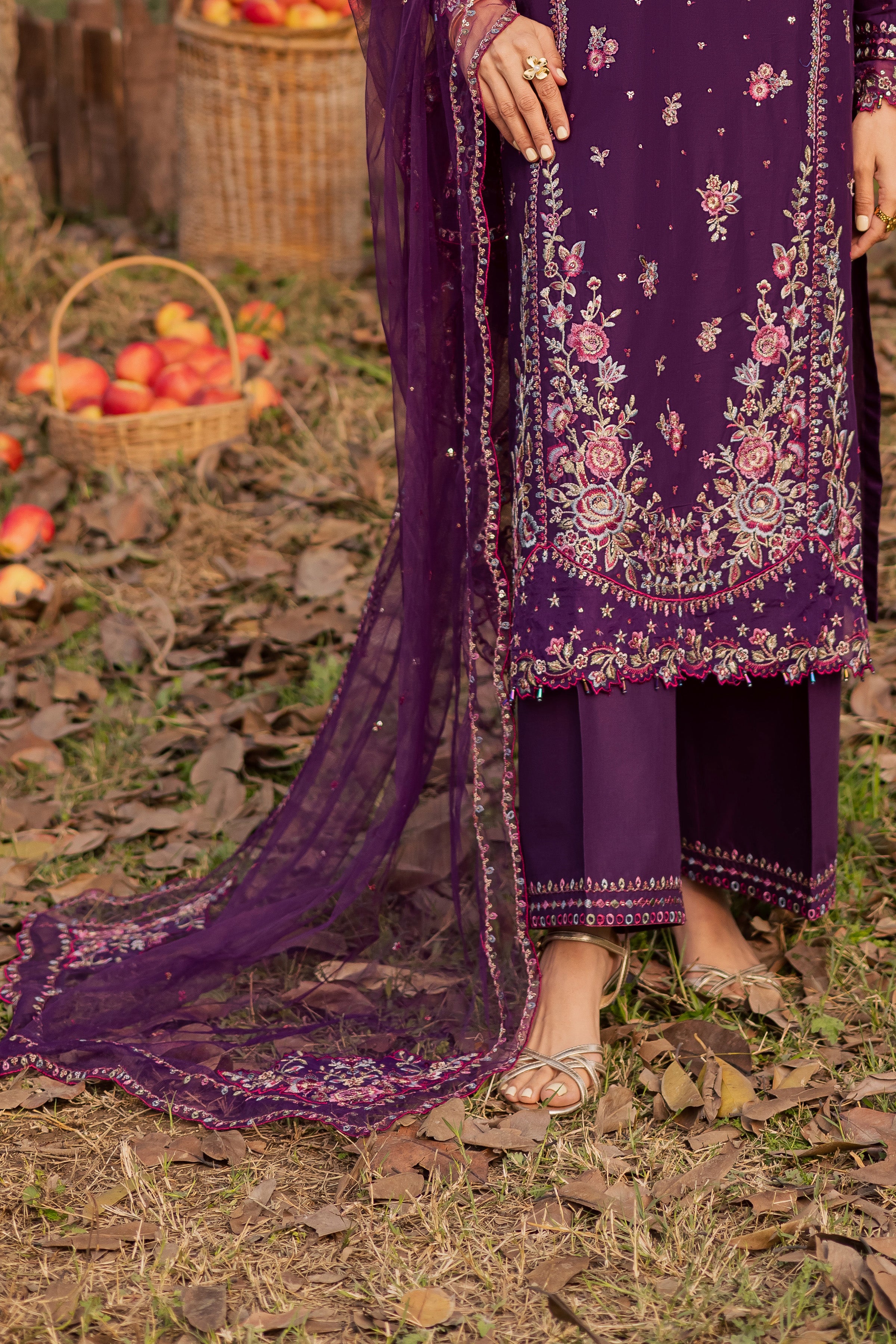  Purple Garden 3Pc - Festive Embroidered Lawn BATIKEID2026  BATIK   XS / Purple / Pima Lawn-S / Purple / Pima Lawn-M / Purple / Pima Lawn-L / Purple / Pima Lawn-XL / Purple / Pima Lawn