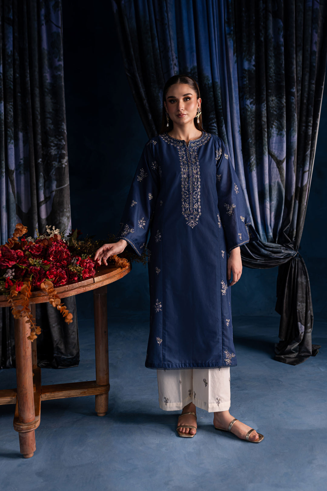 Rumis 2Pc - Embroidered Lawn Dress - BATIK