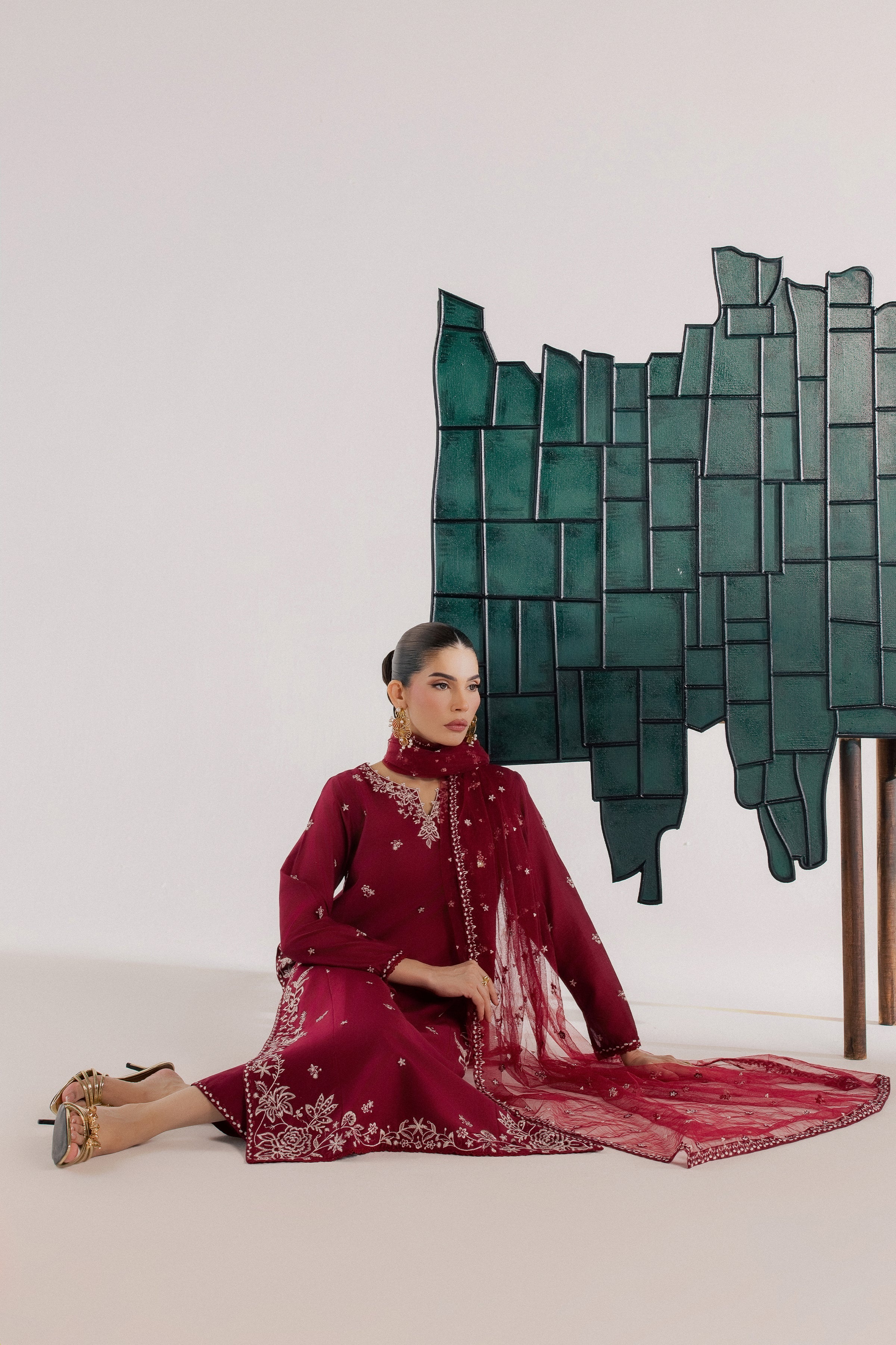  Raks 3Pc - Luxury Embroidered Lawn BATIKSS26  BATIK   XS / Beet Red / Pima Lawn-S / Beet Red / Pima Lawn-M / Beet Red / Pima Lawn-L / Beet Red / Pima Lawn-XL / Beet Red / Pima Lawn