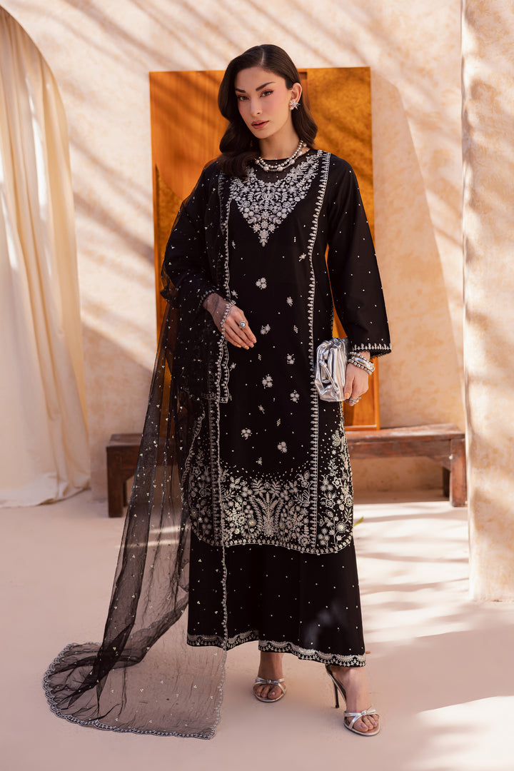  Rameesha 3Pc - Festive Embroidered Lawn BATIKEID2026  BATIK   XS / Black / Pima Lawn-S / Black / Pima Lawn-M / Black / Pima Lawn-L / Black / Pima Lawn-XL / Black / Pima Lawn