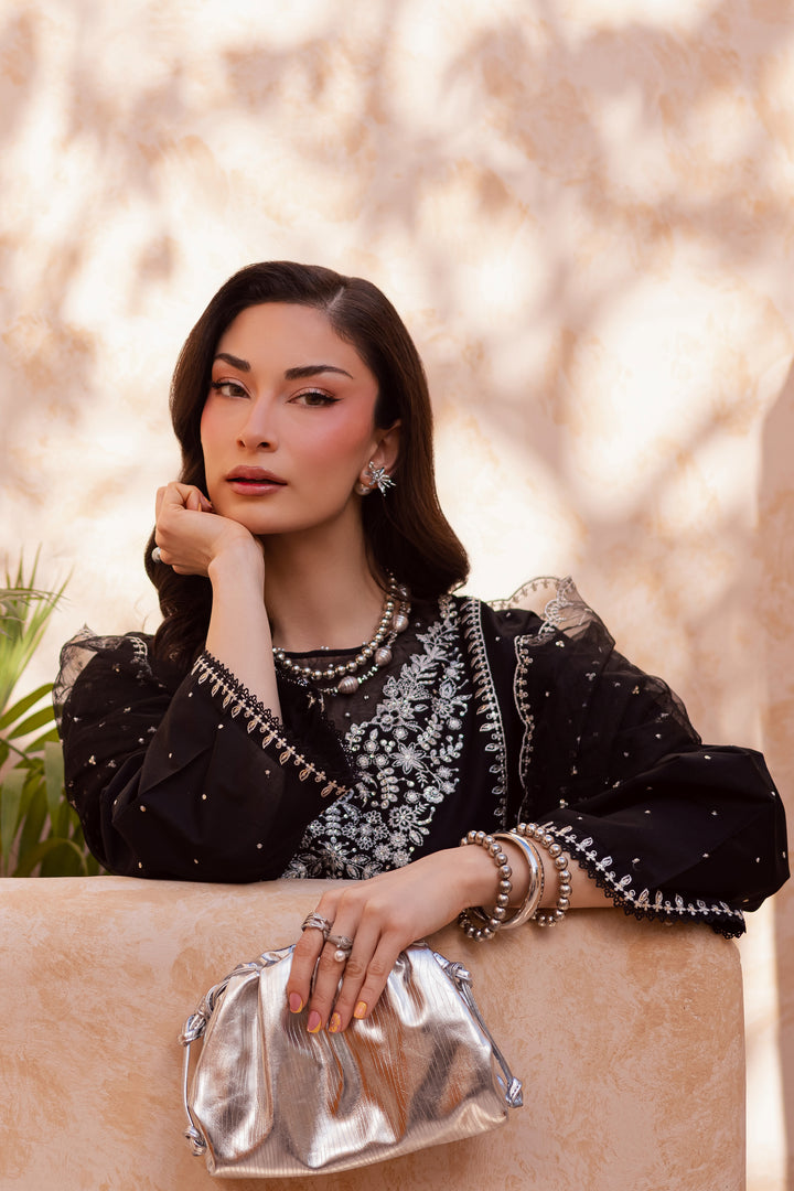  Rameesha 3Pc - Festive Embroidered Lawn BATIKEID2026  BATIK   XS / Black / Pima Lawn-S / Black / Pima Lawn-M / Black / Pima Lawn-L / Black / Pima Lawn-XL / Black / Pima Lawn