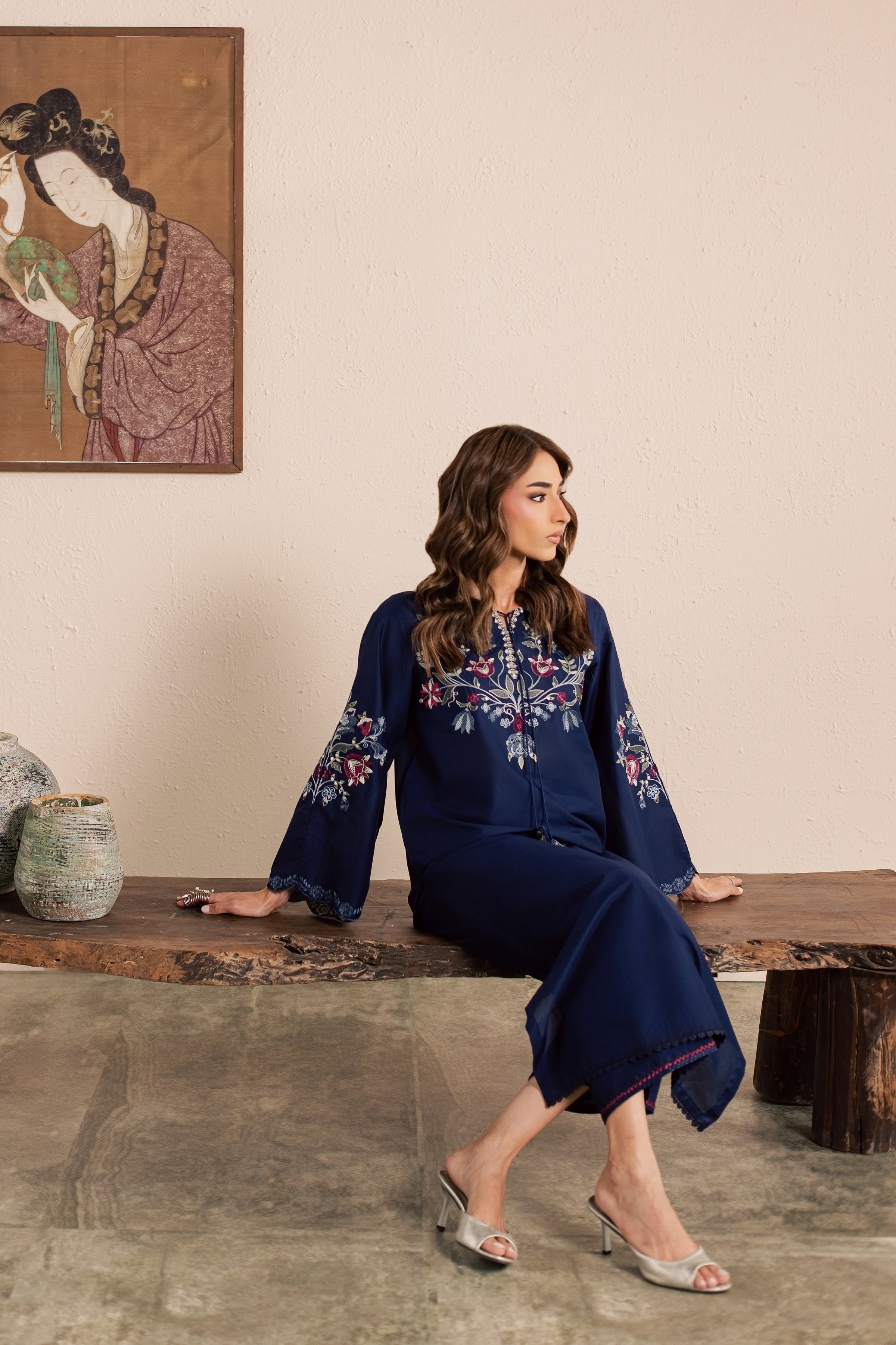  Rarity 2Pc - Embroidered Lawn Dress EverydayEdit26  BATIK   XS / Midnight Blue / Pima Lawn-S / Midnight Blue / Pima Lawn-M / Midnight Blue / Pima Lawn-L / Midnight Blue / Pima Lawn-XL / Midnight Blue / Pima Lawn