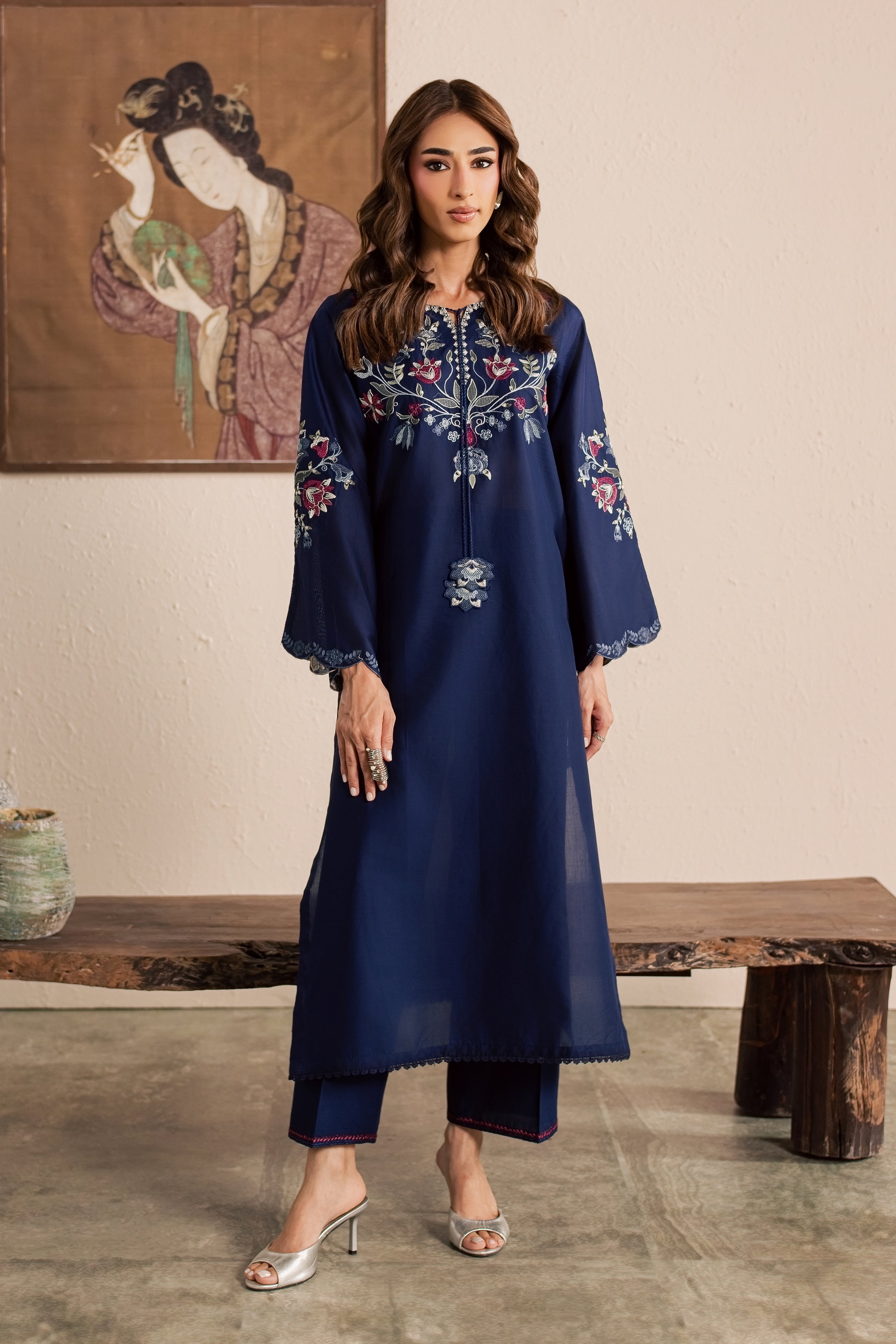  Rarity 2Pc - Embroidered Lawn Dress EverydayEdit26  BATIK   XS / Midnight Blue / Pima Lawn-S / Midnight Blue / Pima Lawn-M / Midnight Blue / Pima Lawn-L / Midnight Blue / Pima Lawn-XL / Midnight Blue / Pima Lawn